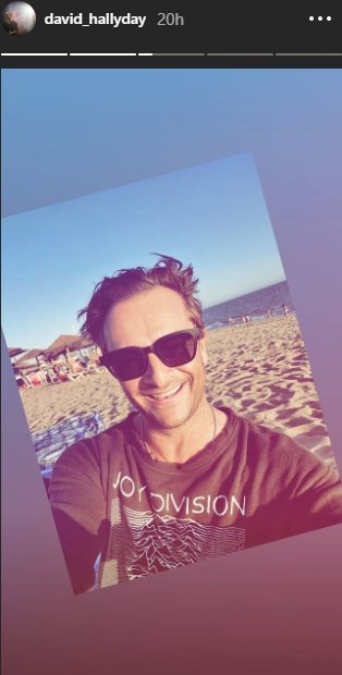 Source: Story Instagram de David Hallyday Source: Story Instagram de David Hallyday
