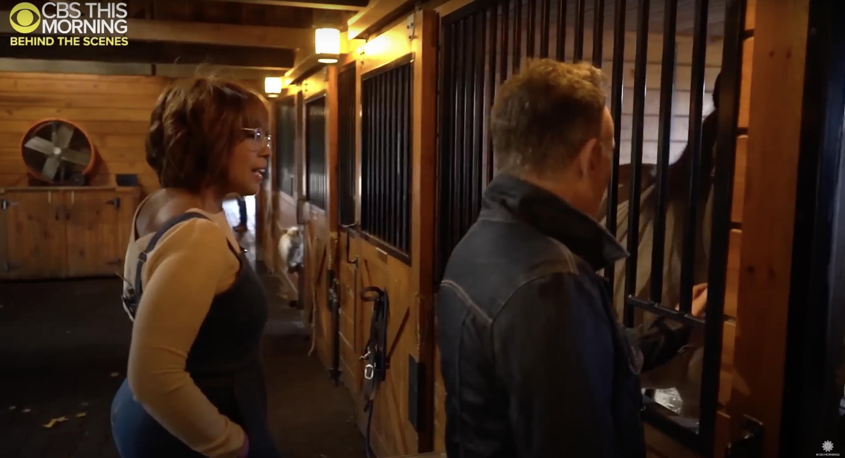 Bruce Springsteen showing his farm to "CBS This Morning" co-host Gayle King, dated October 25, 2019 | YouTube/@CBSMornings