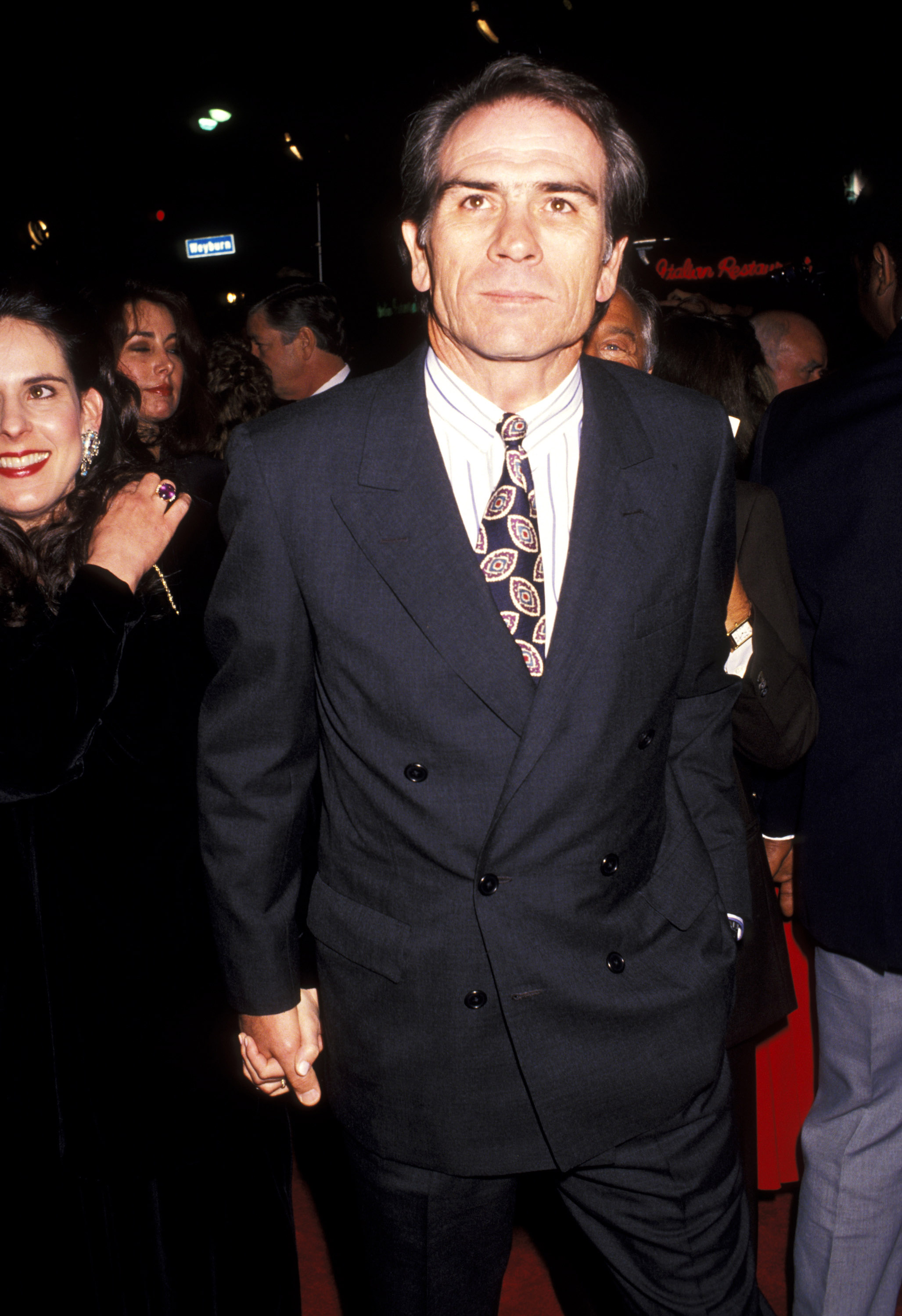 Tommy Lee Jones during at the premiere of "JFK" in Westwood, California, circa 1991. | Source: Getty Images