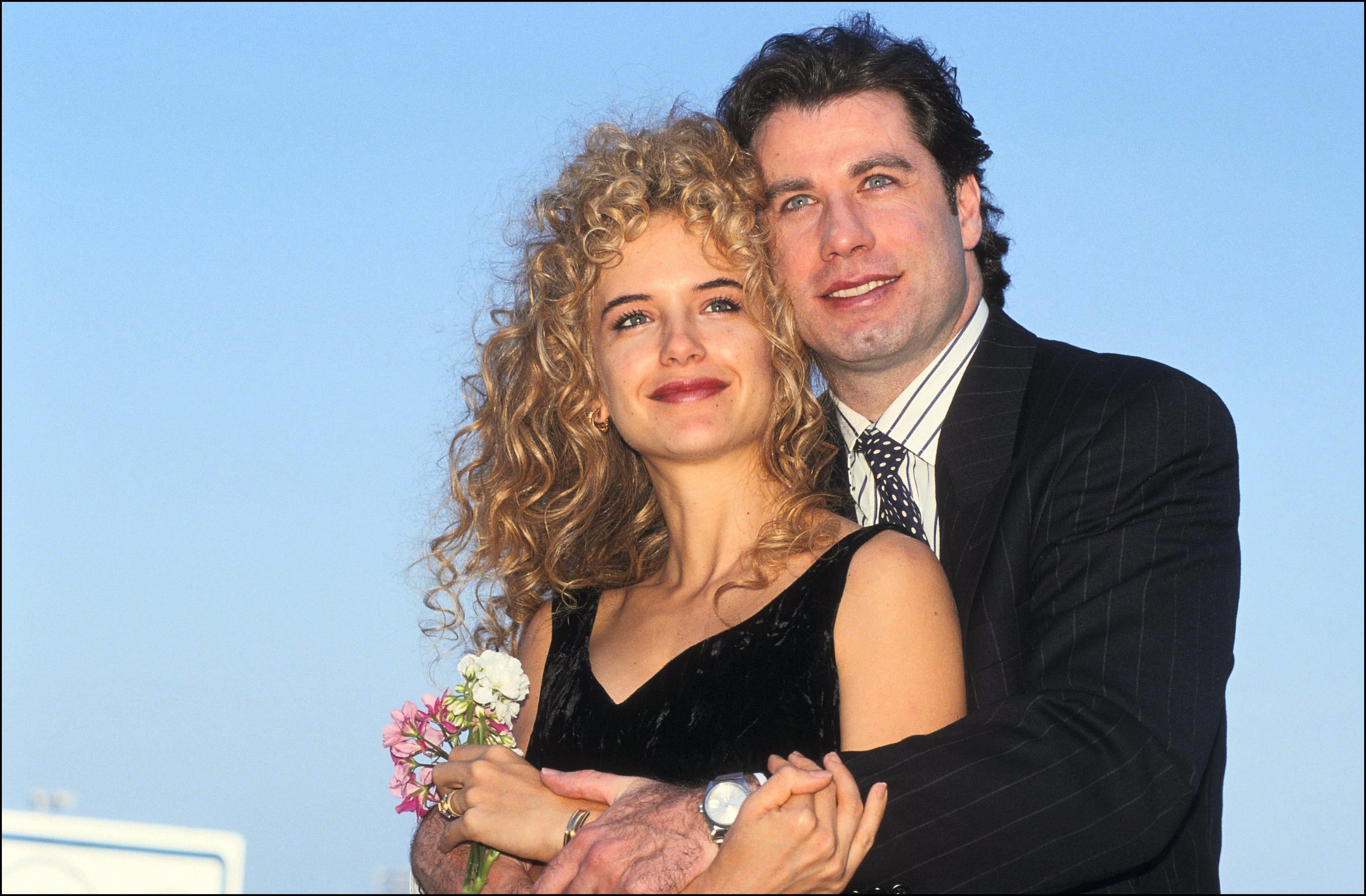 JohnTravolta and Kelly Preston at the Deaville film festival in France in September 1991 | Source: Getty Images