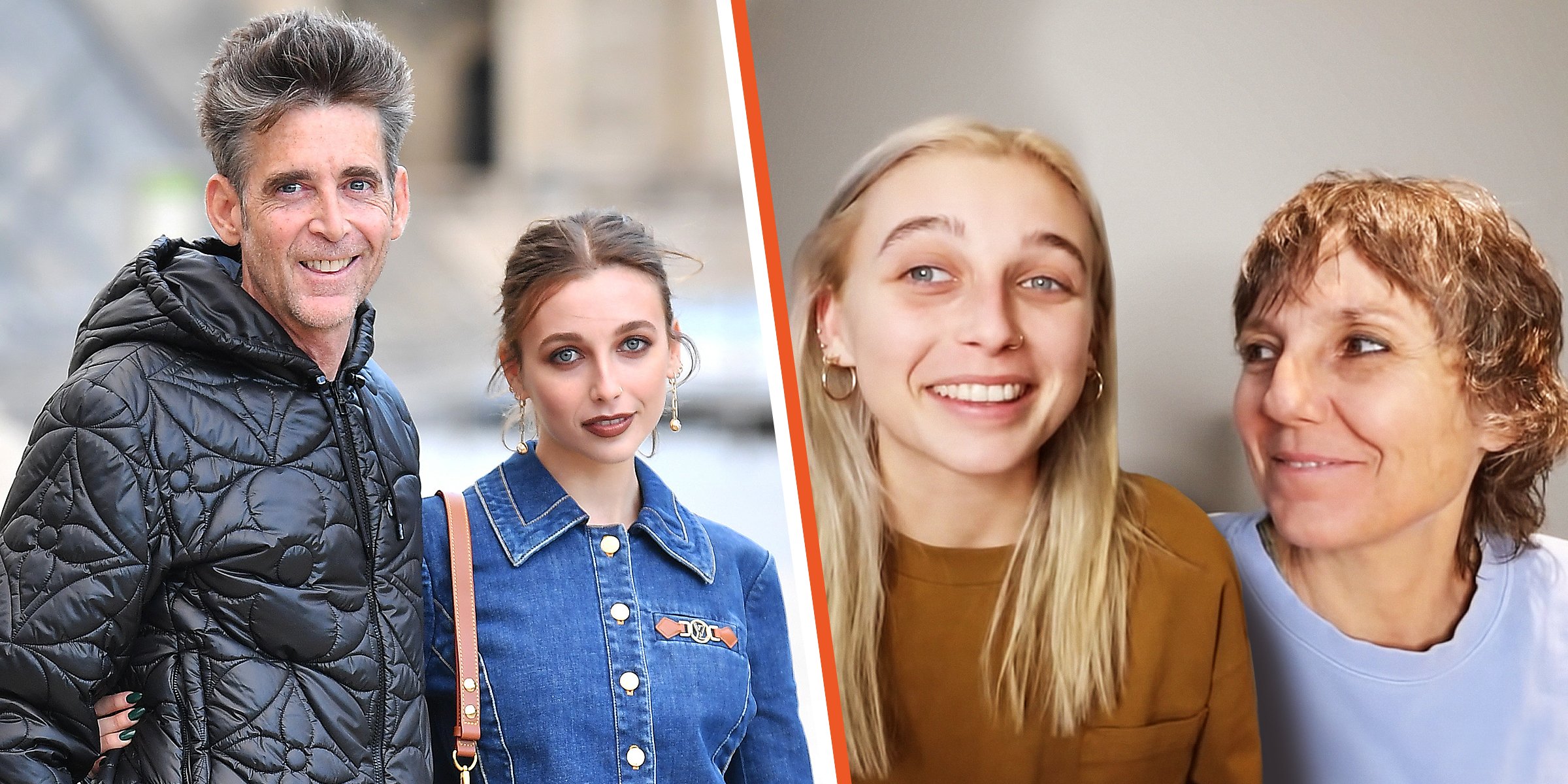 Emma Chamberlain and Her Parents | Source: Getty Images | youtube.com/emma chamberlain 