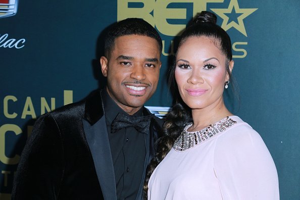  Larenz Tate and wife Tomasina Parrott at the 2018 American Black Film Festival Honors Awards in Beverly Hills, California. | Photo: Getty Images.