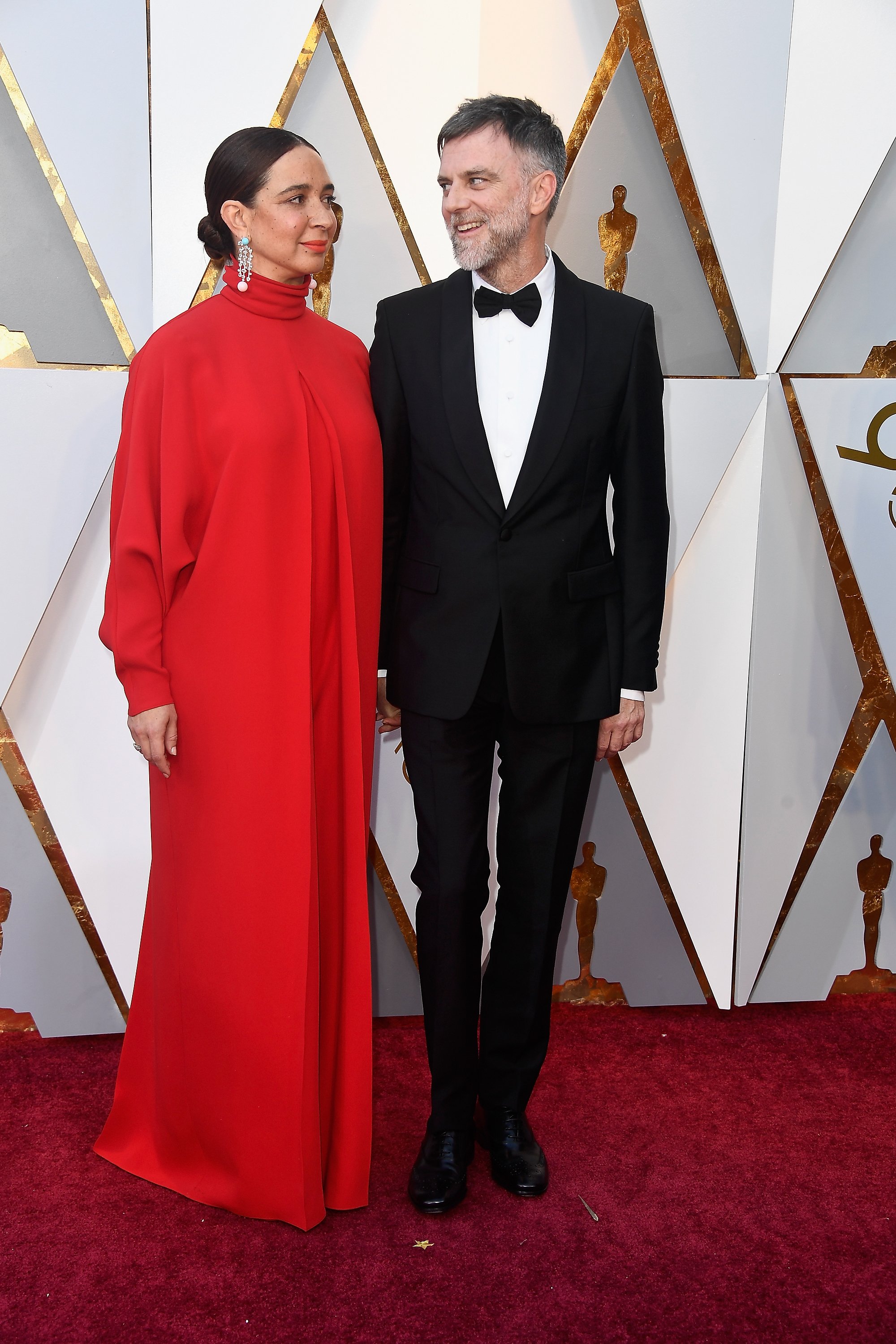  Maya Rudolph and Paul Thomas Anderson at the 90th Annual Academy Awards on March 4, 2018, in California | Source: Getty Images