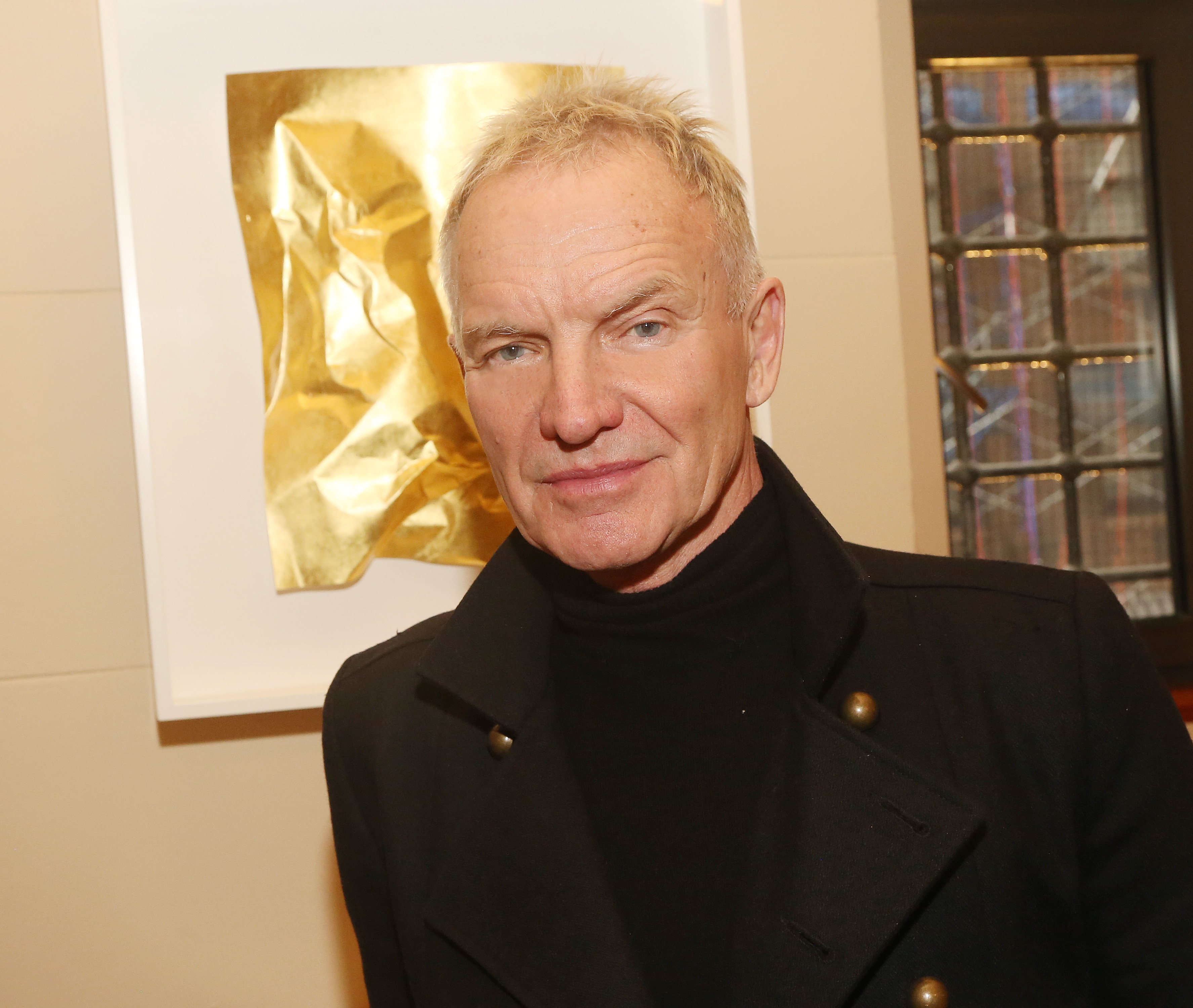 Sting poses at a photo call on April 1, 2024 in New York City | Source: Getty Images