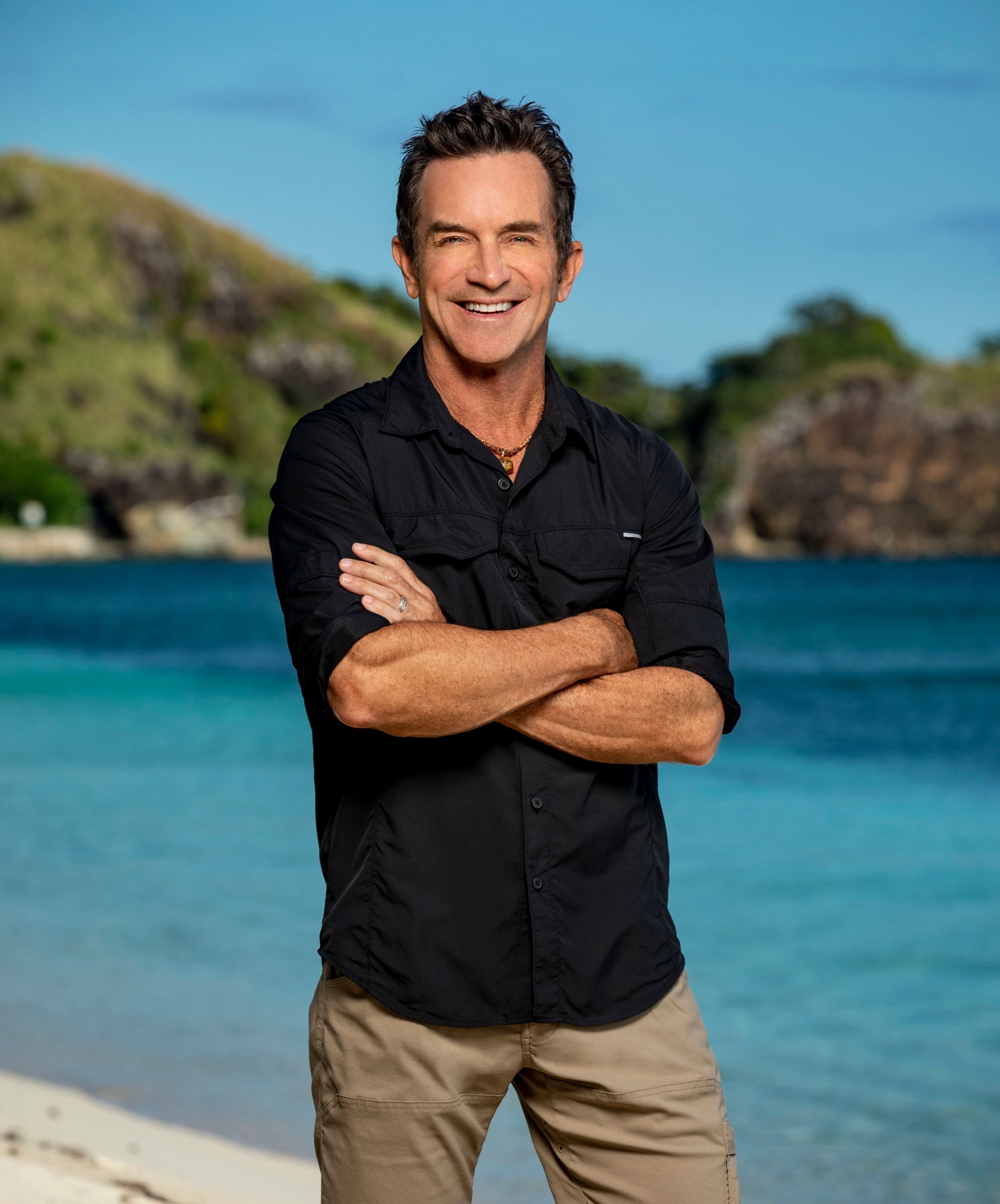 Jeff Probst on location for season 38 of "Survivor: Edge of Extinction" | Source: Getty Images
