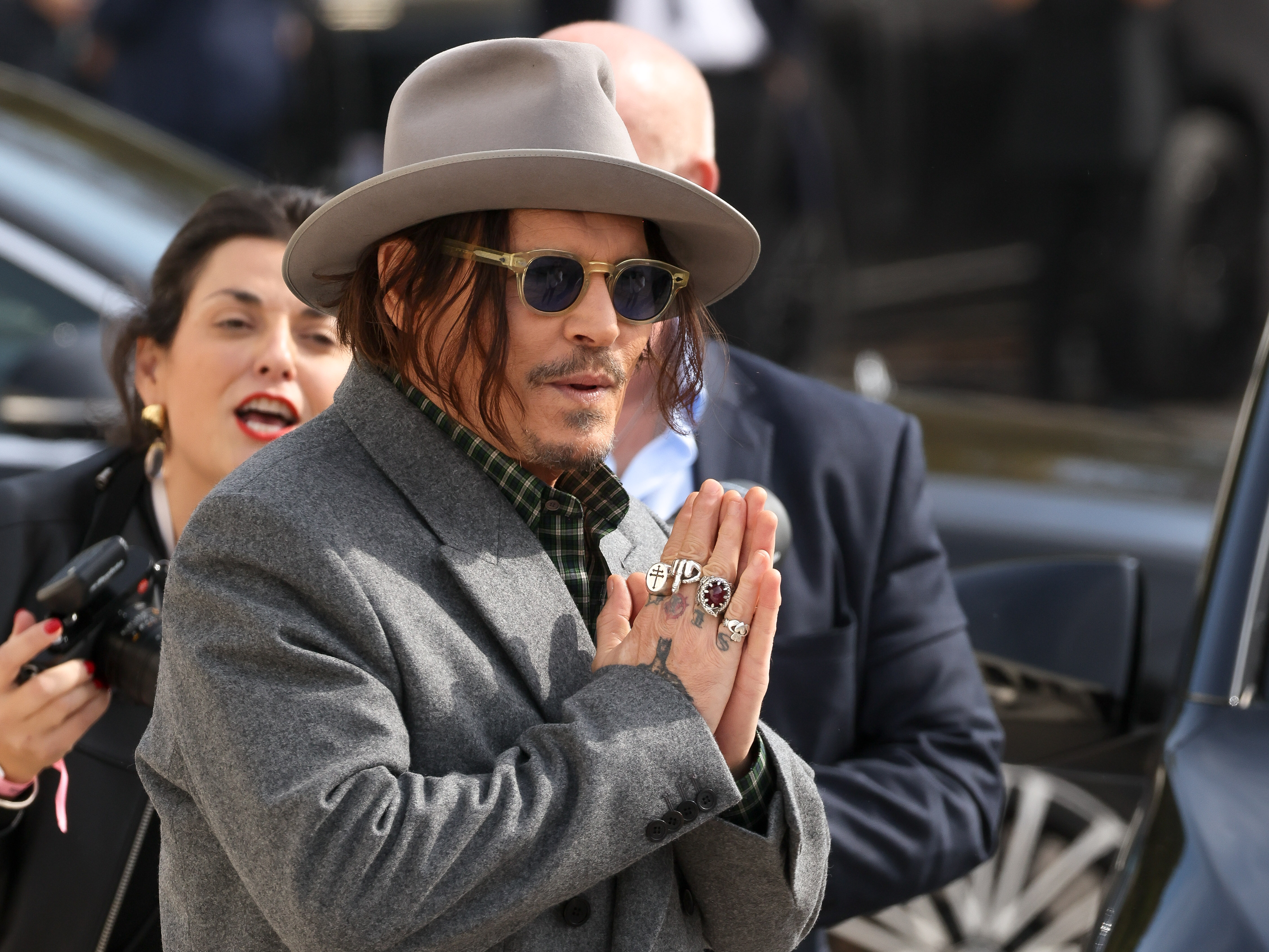 Johnny Depp attends the Christian Dior Womenswear Spring/Summer 2026 show as part of Paris Fashion Week on October 01, 2025 in Paris, France. | Source: Getty Images