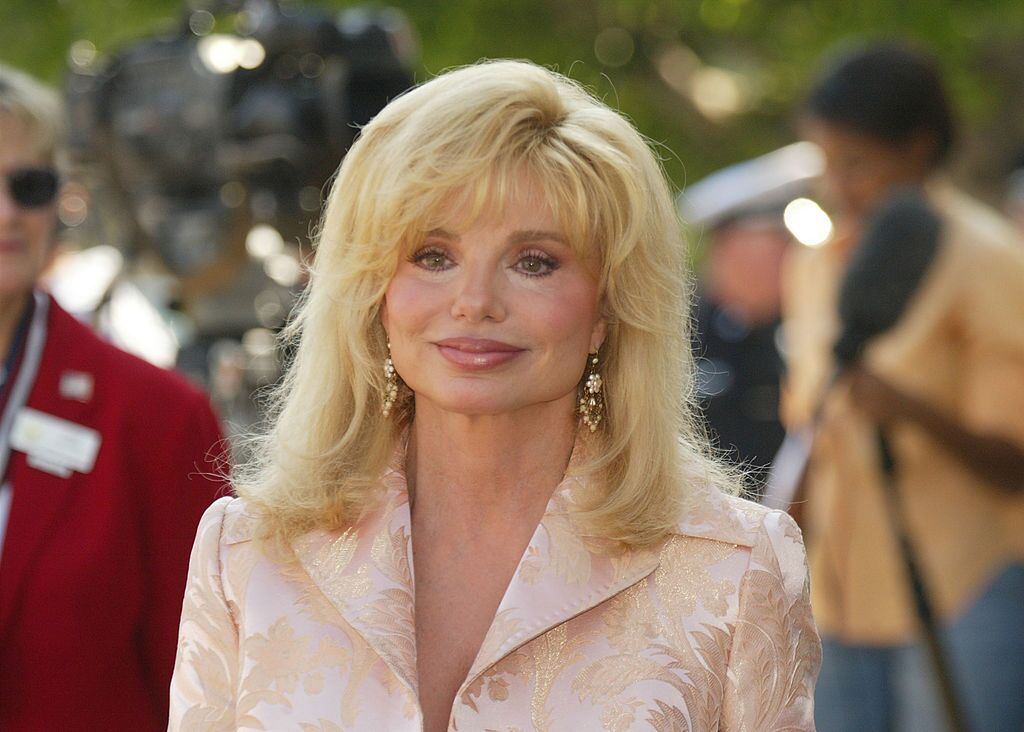 Loni Anderson attends the memorial Mass for actor and comedian Bob Hope. | Source: Getty Images