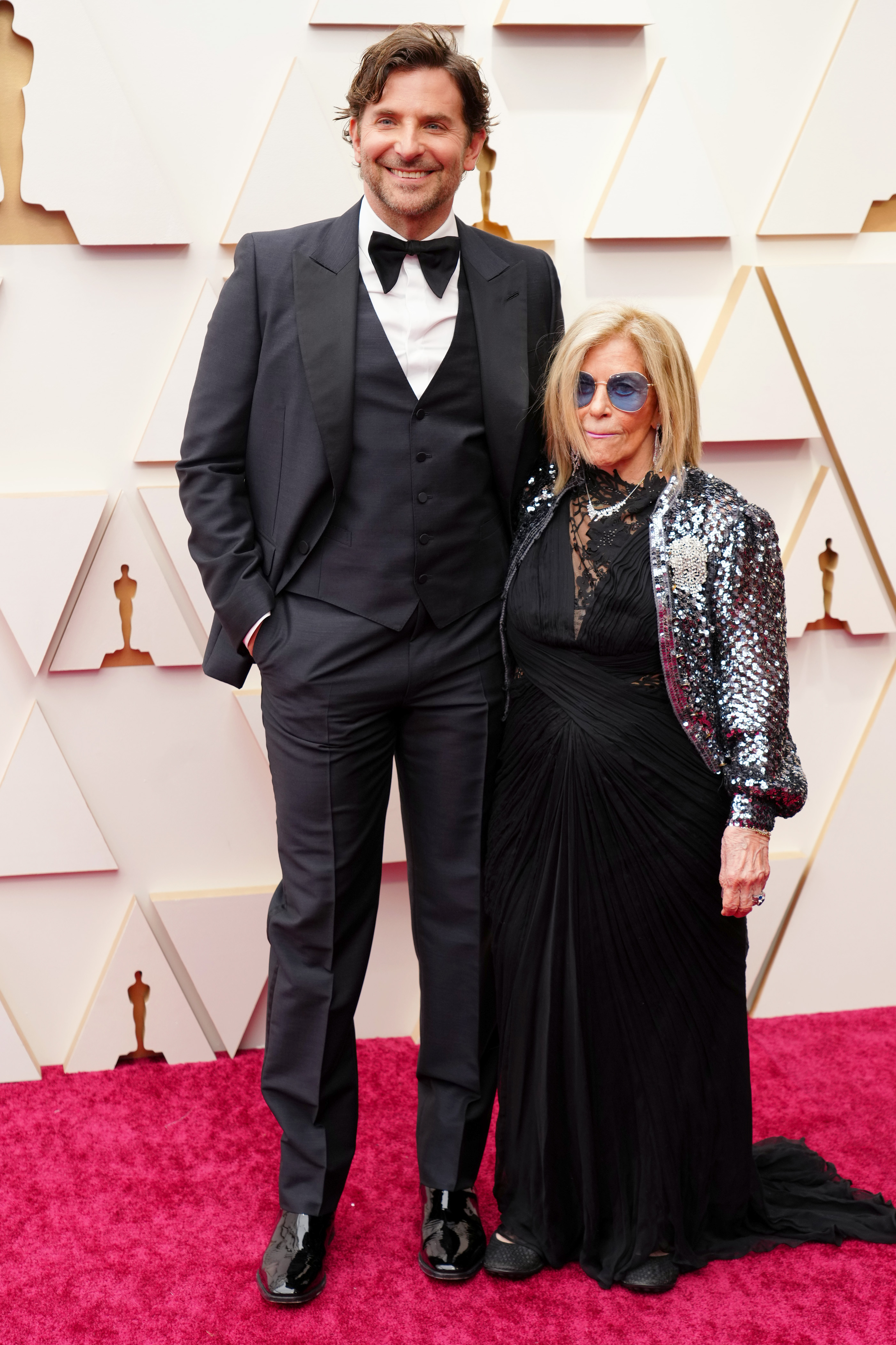 Bradley Cooper and Gloria Campano attend the 94th Annual Academy Awards at Hollywood and Highland on March 27, 2022, in Hollywood, California. | Source: Getty Images