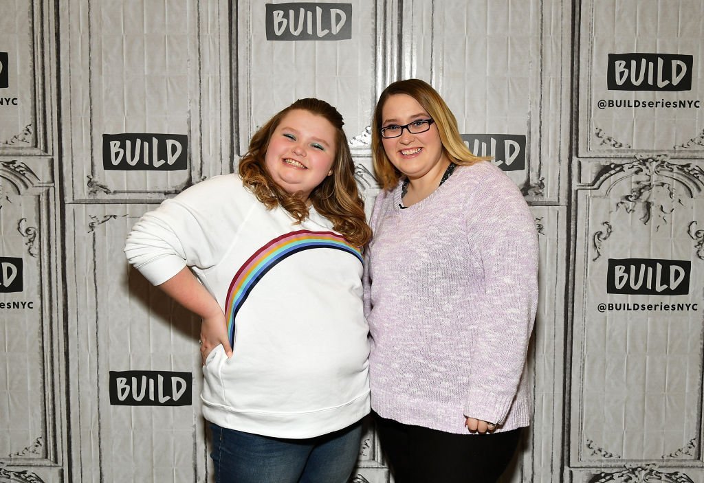 Alana "Honey Boo Boo" Thompson (L) and Lauryn "Pumpkin" Shannon from TLC's reality TV series "Here Comes Honey Boo Boo" attend Build Brunch at Build Studio in New York City | Photo: Getty Images