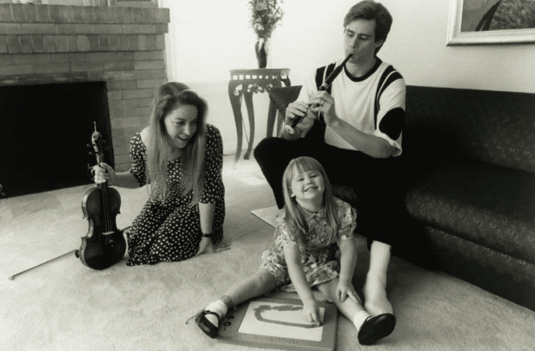 Jim Carrey, Melissa Womer and their daughter, Jane Carrey, in 1991 | Photo: Getty Images