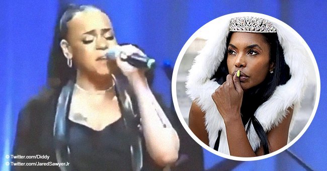 Faith Evans sings ‘His Eye Is On The Sparrow’ at Kim Porter’s funeral