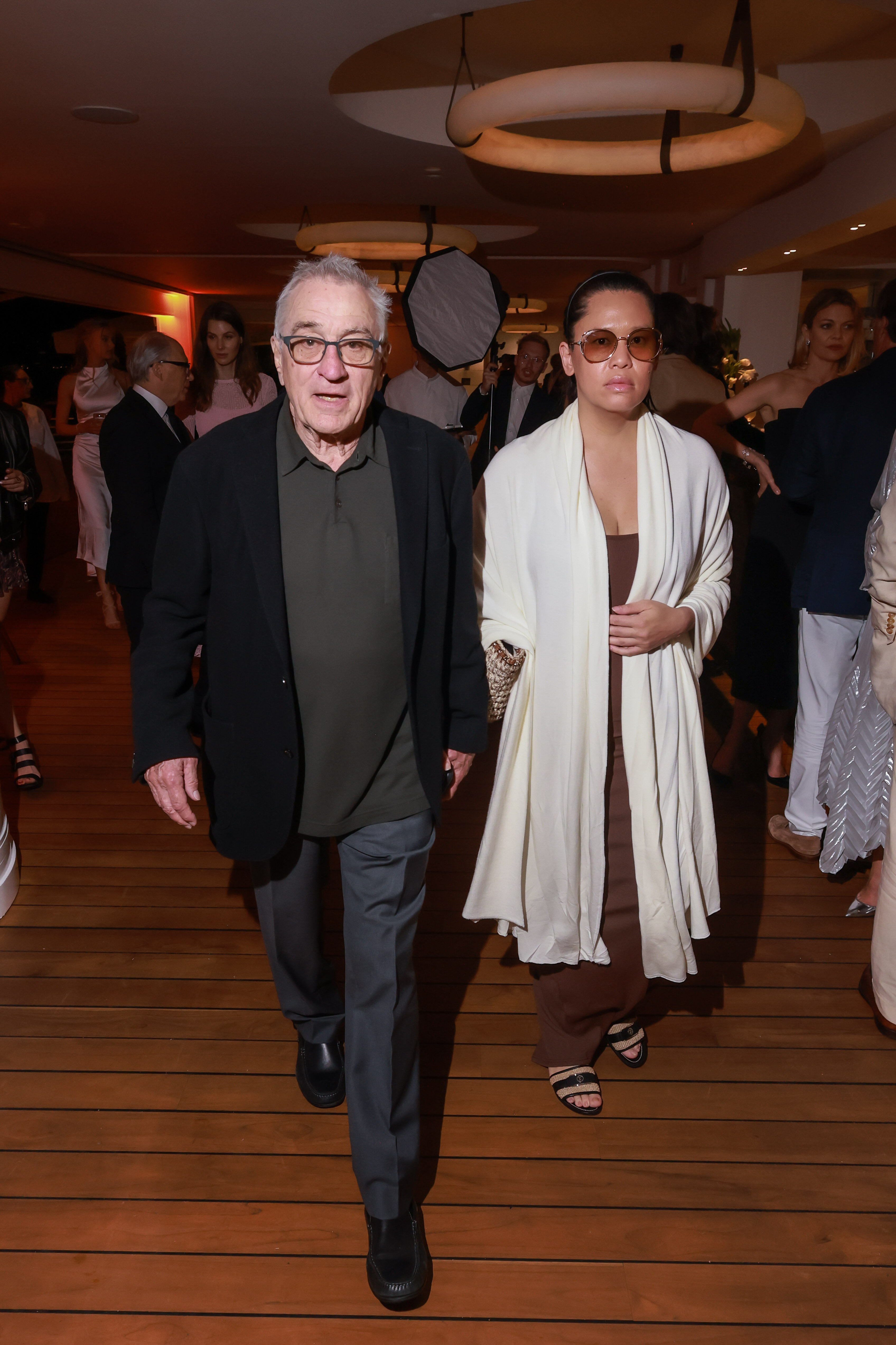 Tiffany Chen and Robert De Niro at the Cannes Film Festival Air Mail /Warner Brothers Discovery Party at Hotel du Cap-Eden-Roc on May 23, 2023 in Cap d'Antibes, France. | Source: Getty Images