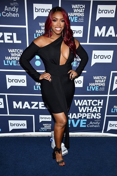 Porsha Williams on set of Watch What Happens Live With Andy Cohen | Photo: Getty Images