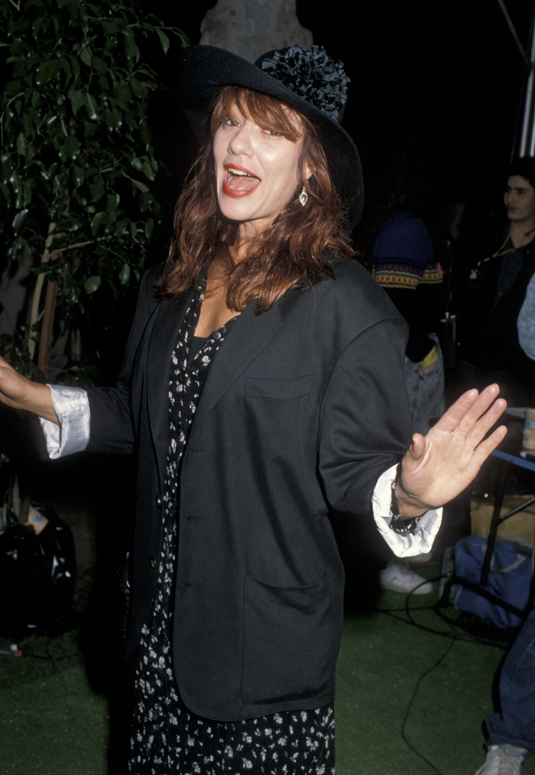 Katey Sagal at "Human Rights Now Rally" in Los Angeles, 1988 | Source: Getty Images
