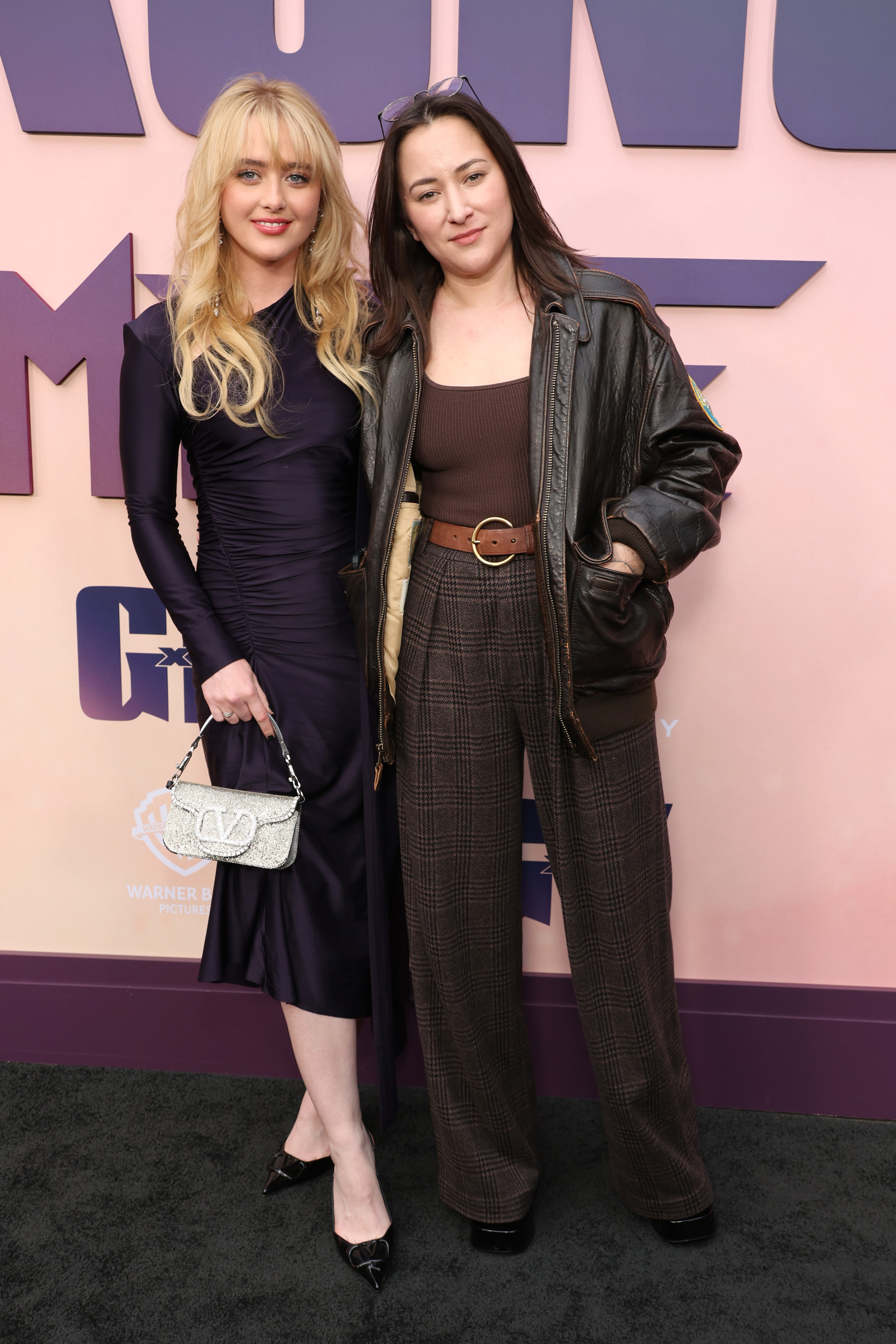 Kathryn Newton and Zelda Williams attend the world premiere of "Godzilla X Kong: The New Empire,"  2024 | Source: Getty Images