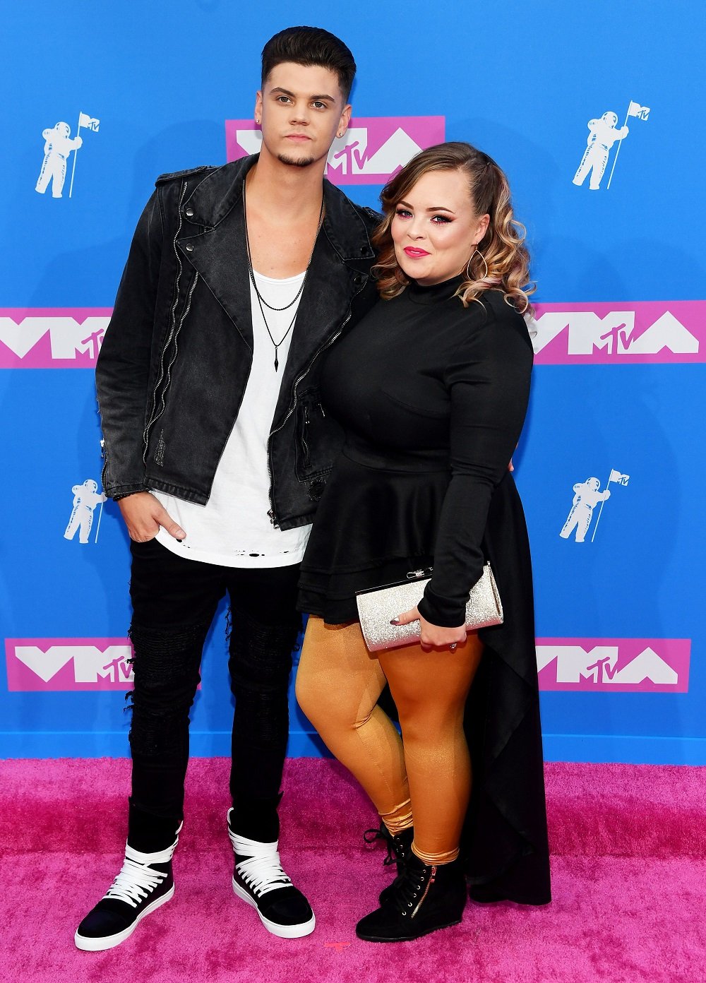 Tyler Baltierra and Catelynn Lowell attending the 2018 MTV Video Music Awards at Radio City Music Hall in New York City in August 2018. | Image: Getty Images.