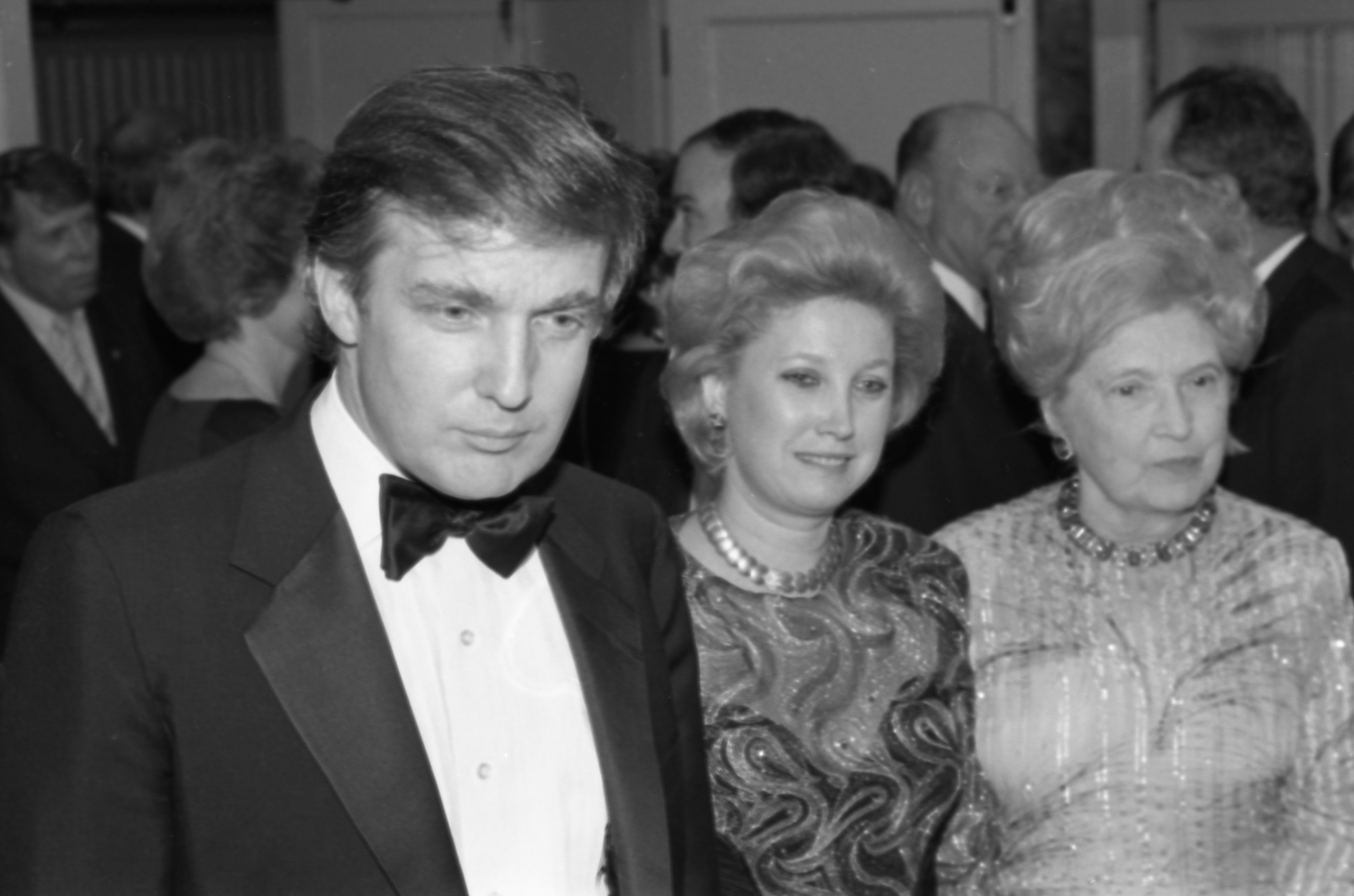 Donald Trump, his sister Maryanne Trump Barry and his mother Mary Anne MacLeod Trump attend the 90th birrthday celebration of Dr. Norman Vincent Peale author of the book "The Power of Positive Thinking" at the Waldorf Astoria Hotel in May 1988 in New York, New York | Source: Getty Images
