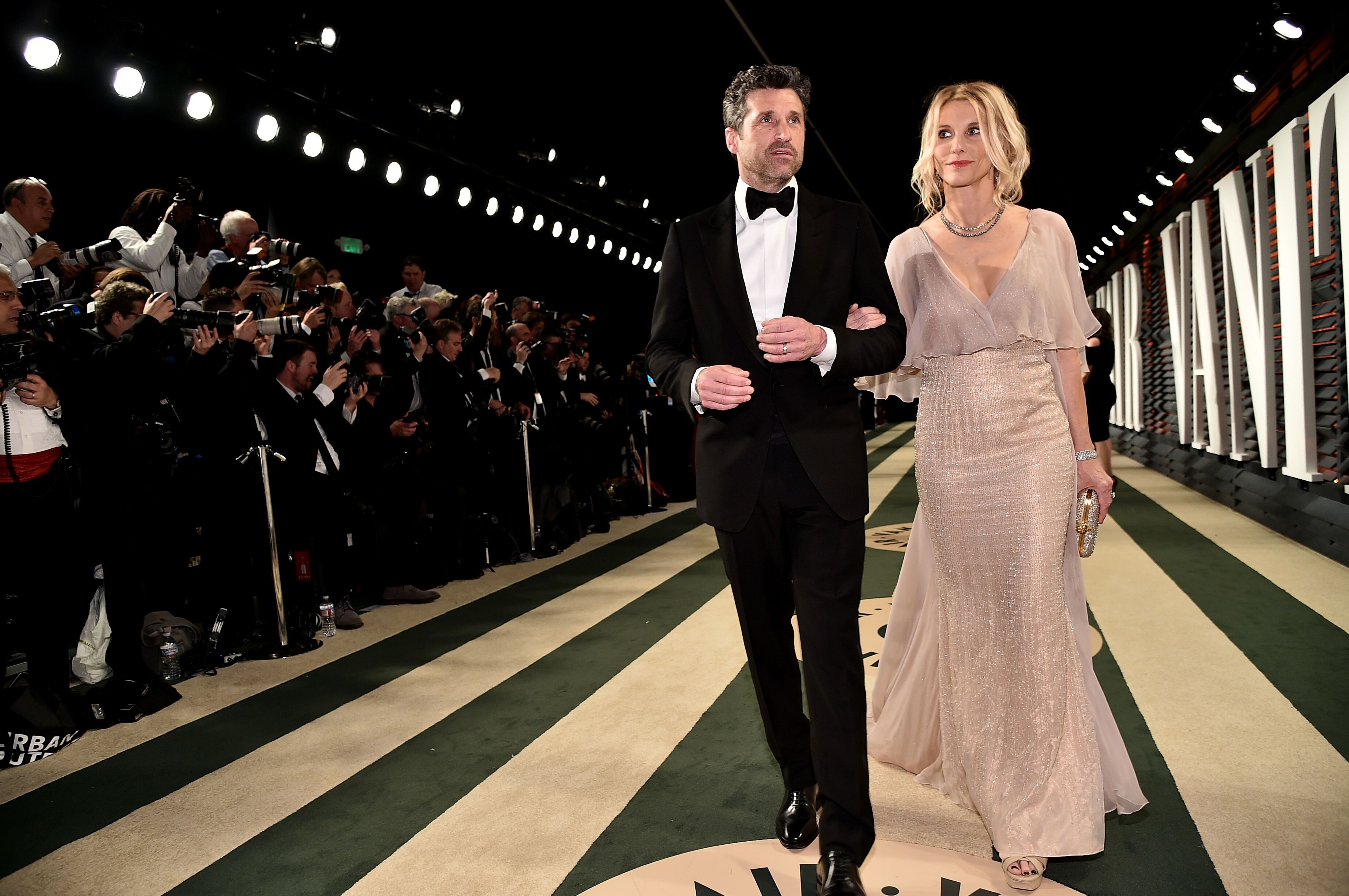 Patrick Dempsey and Jillian Dempsey attend the 2017 Vanity Fair Oscar Party. | Source: Getty Images