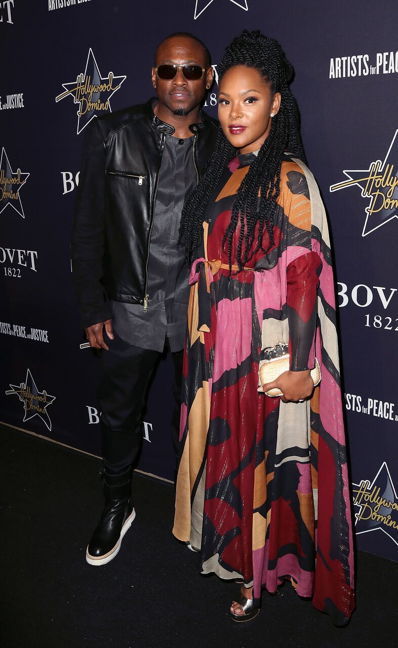 Omar Epps and Keisha Epps attend the Hollywood Domino & Bovet 1822's 8th Annual Pre-Oscar Hollywood Domino Gala & Tournament at Sunset Tower Hotel on February 19, 2015 in West Hollywood, California. | Source: Getty Images