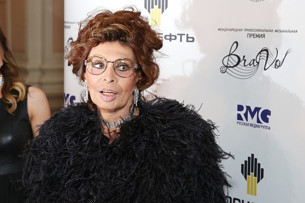 Italian actress Sophia Loren attends presentation BraVo international music awards at the Bolshoi Theatre in Moscow, Russia | Photo: Getty Images