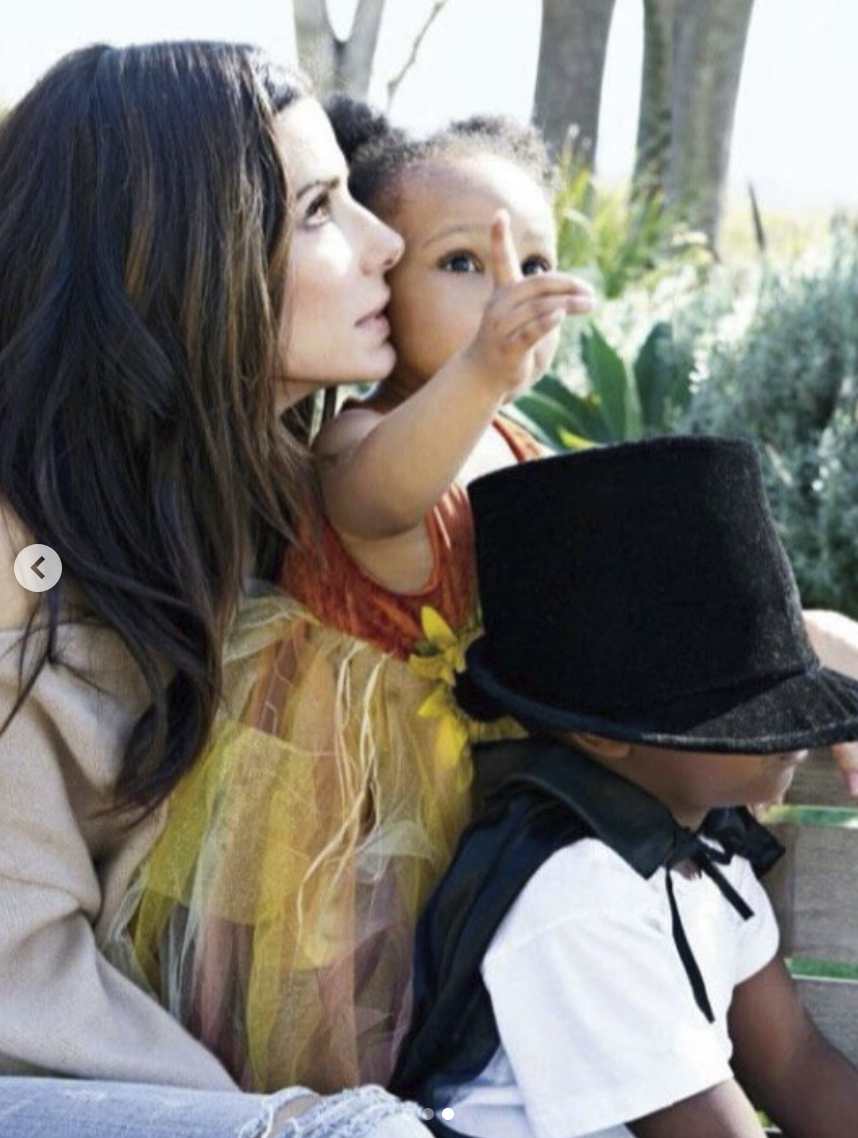Sandra Bullock shares rare family photo | Source: Sandra Bullock Instagram