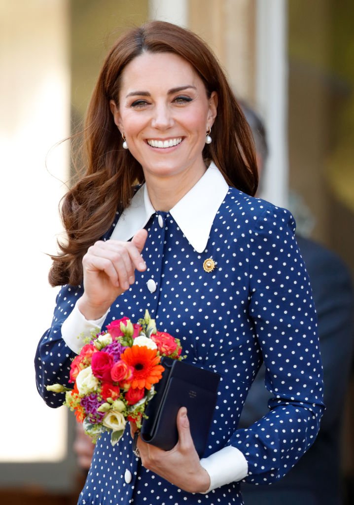 Kate Middleton, Duchess of Cambridge visits the 'D-Day: Interception, Intelligence, Invasion' exhibition at Bletchley Park on May 14, 2019 in Bletchley, England | Photo: Getty Images