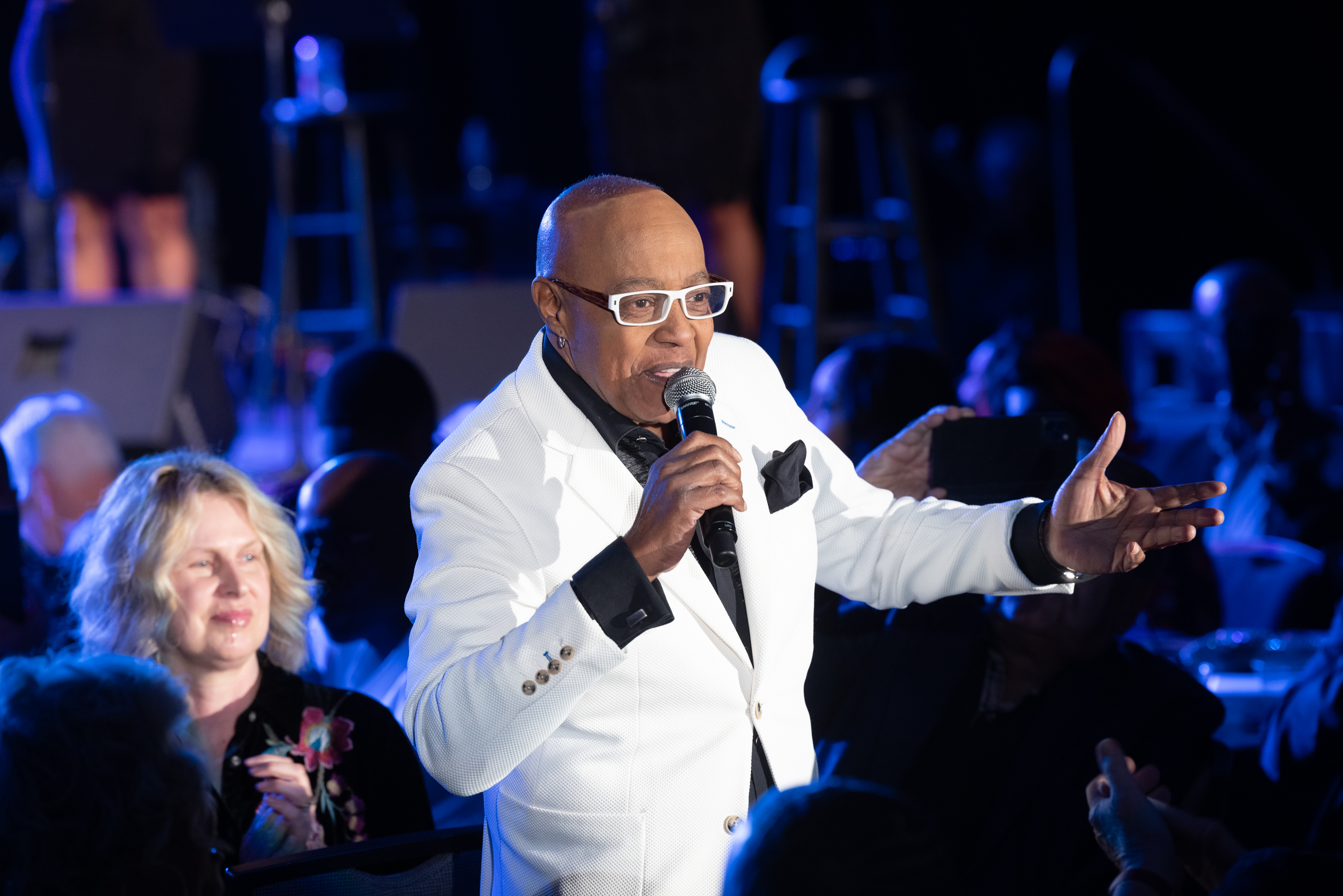 Peabo Bryson performs during The Golden Touch Tour at the Andiamo Celebrity Showroom in Warren, Michigan, on April 12, 2025 | Source: Getty Images