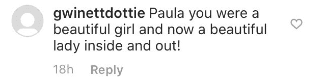 Fan comment on Paula Deen's Instagram post | Instagram: @pauladeen_official