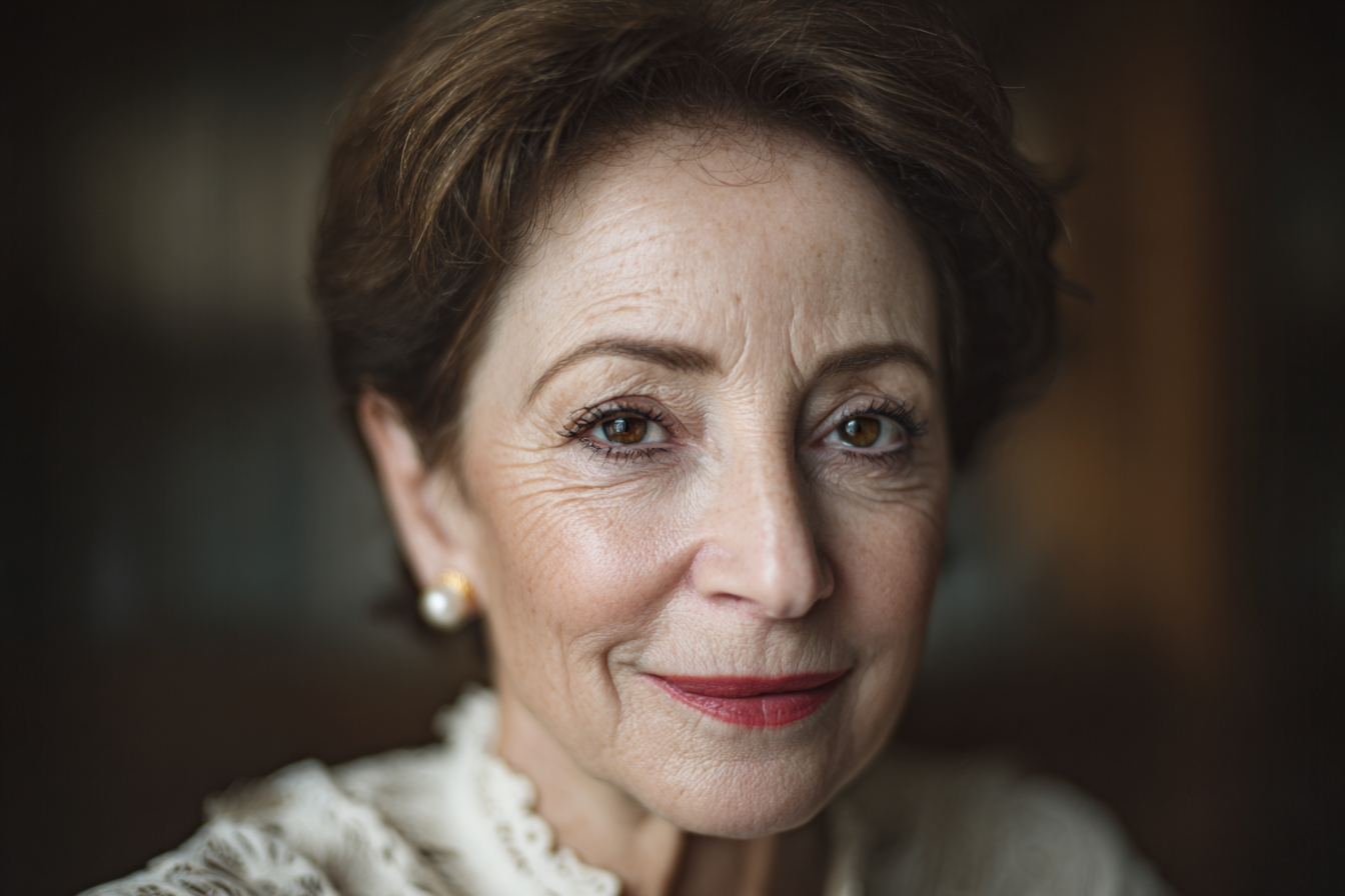 A woman smiling | Source: Midjourney