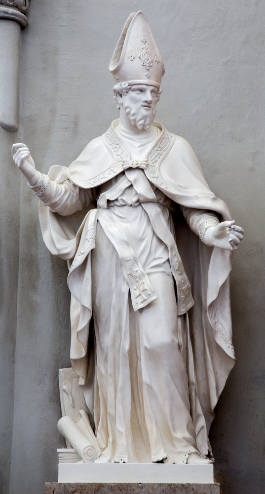 Estatua de San Agustín.| Fuente: Shutterstock Estatua de San Agustín.| Fuente: Shutterstock