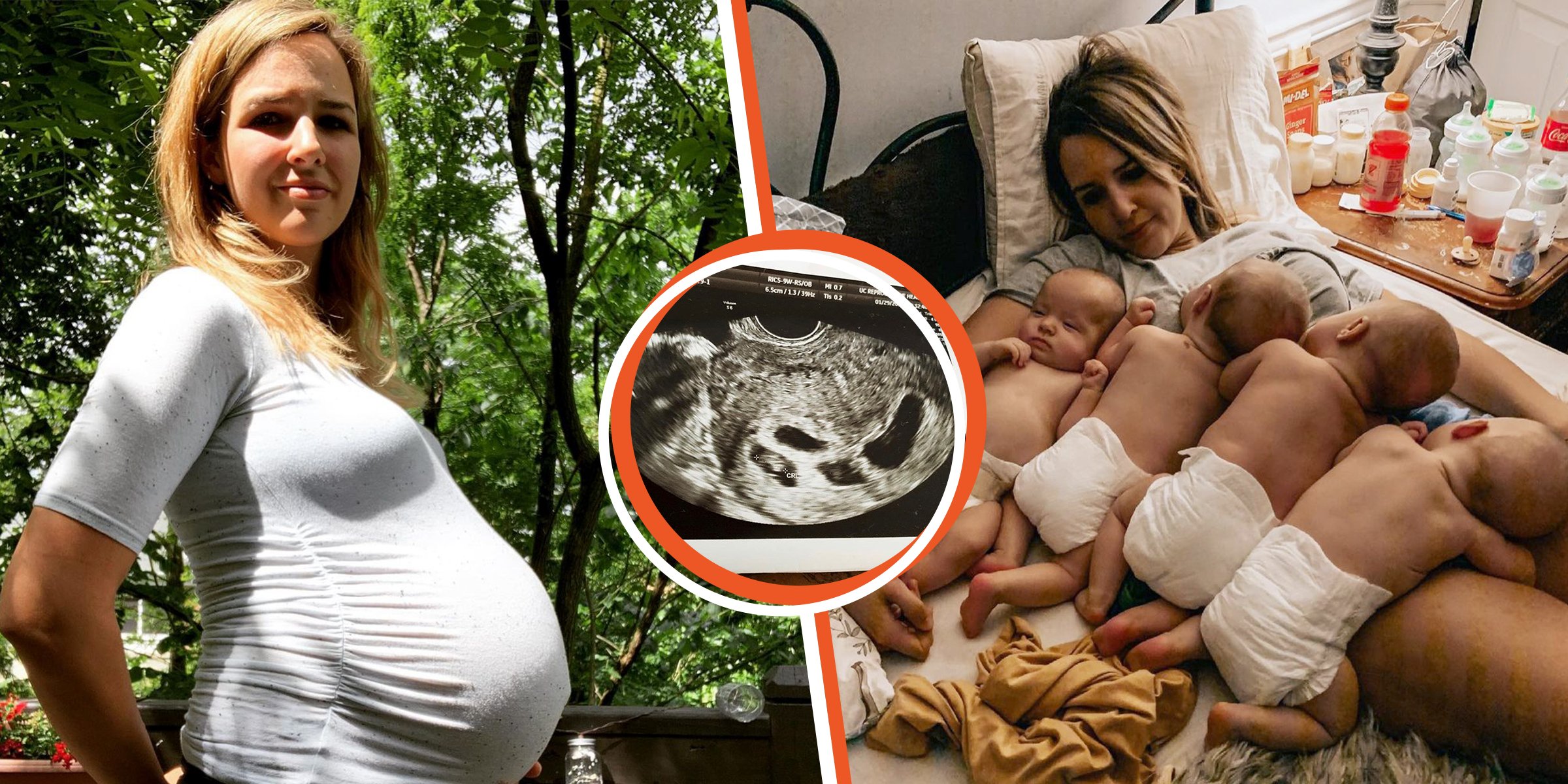 Dayna Childress | Dayna Childress y sus cuatrillizos | Foto: Instagram.com/helloquadruplets