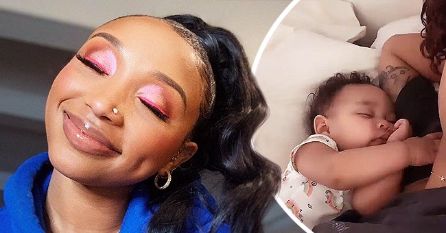 Zonnique Pullins Shares Moments with Her Baby on IG Stories as She