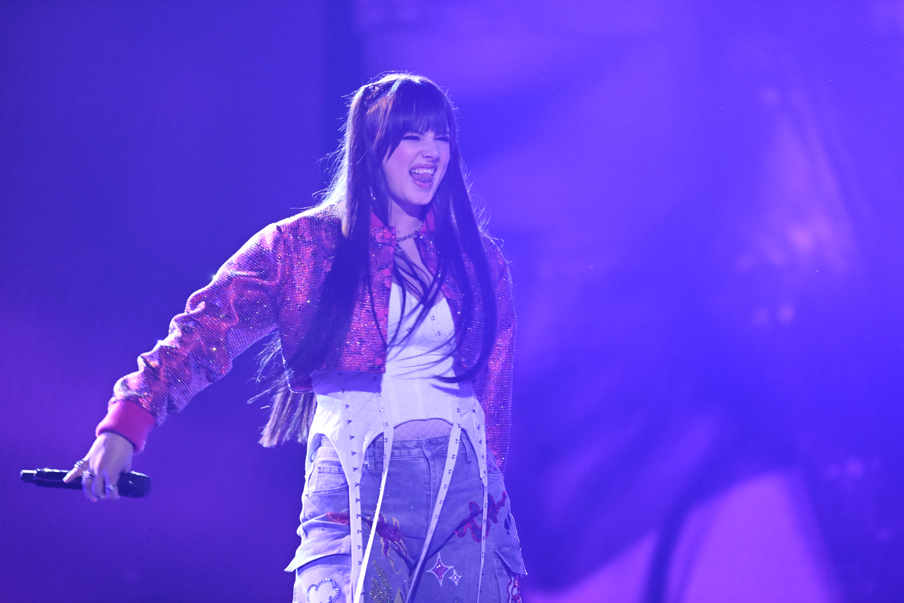 Jadyn Cree performing on "The Voice" Season 27 semi-finals | Source: Getty Images