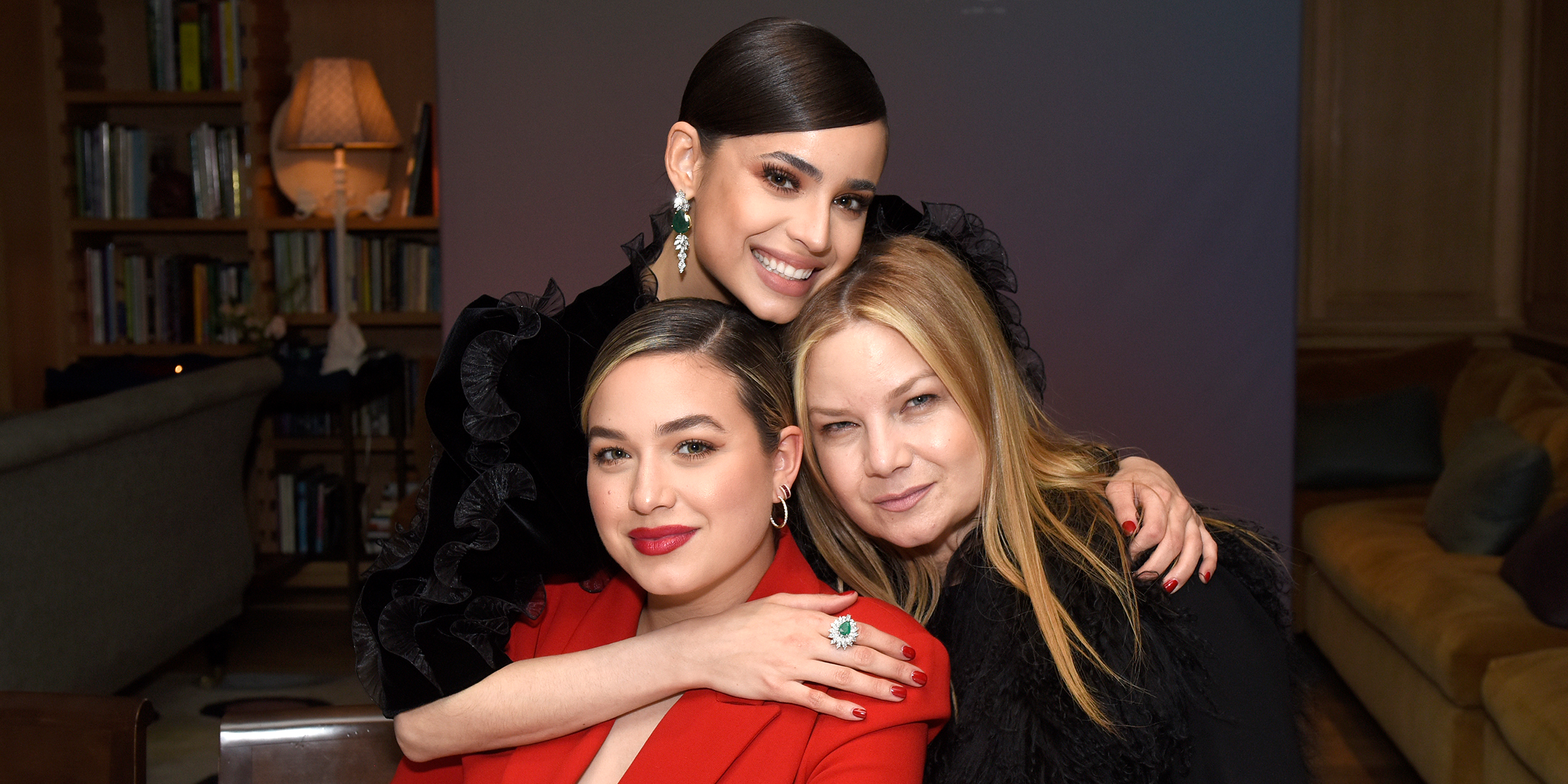 Sofia Carson, Paulina Char, and Laura Char Carson | Source: Getty Images