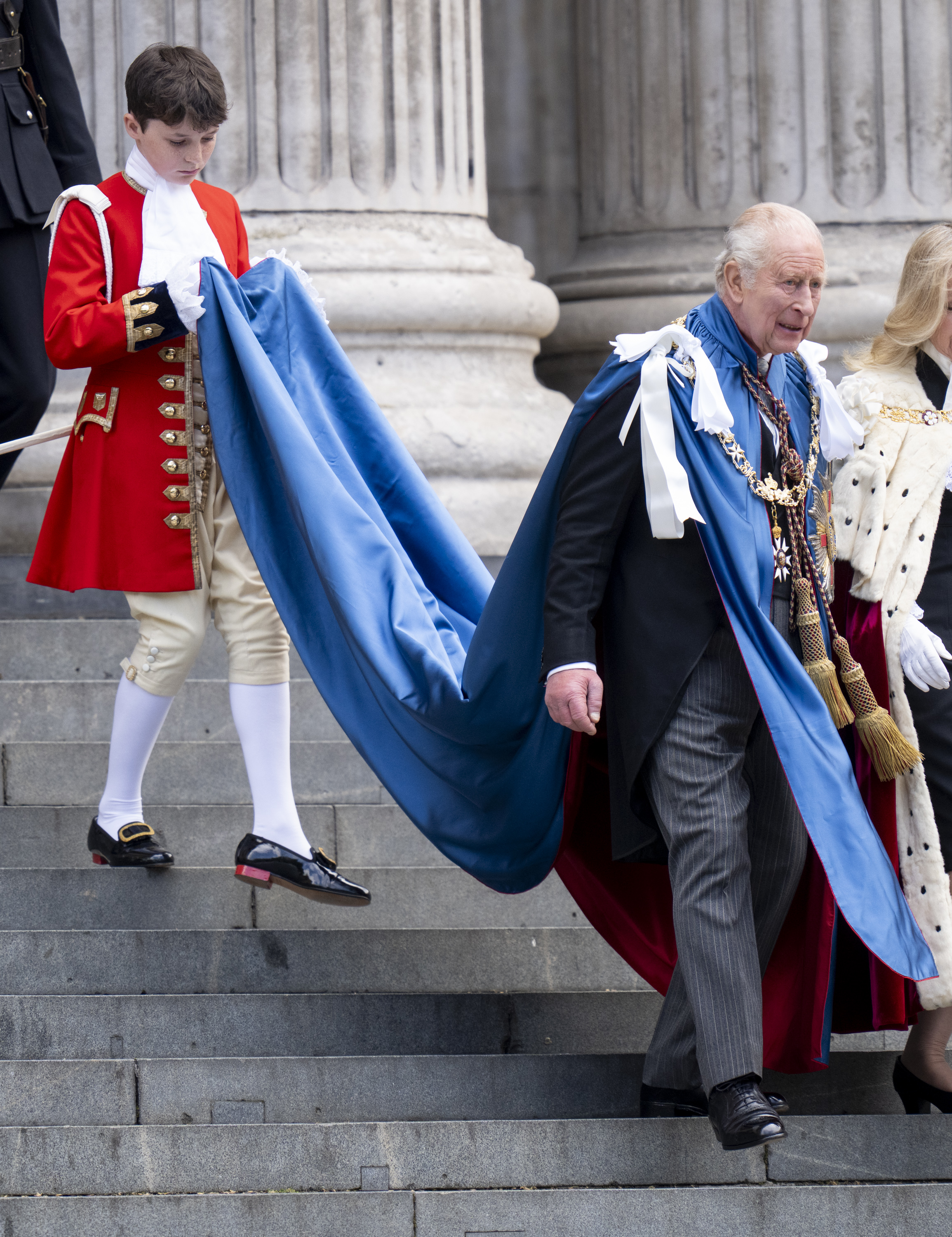 King Charles III attends the Service for The Order of St Michael and St George at St Paul's Cathedral on May 7, 2026 in London, England. | Source: Getty Images