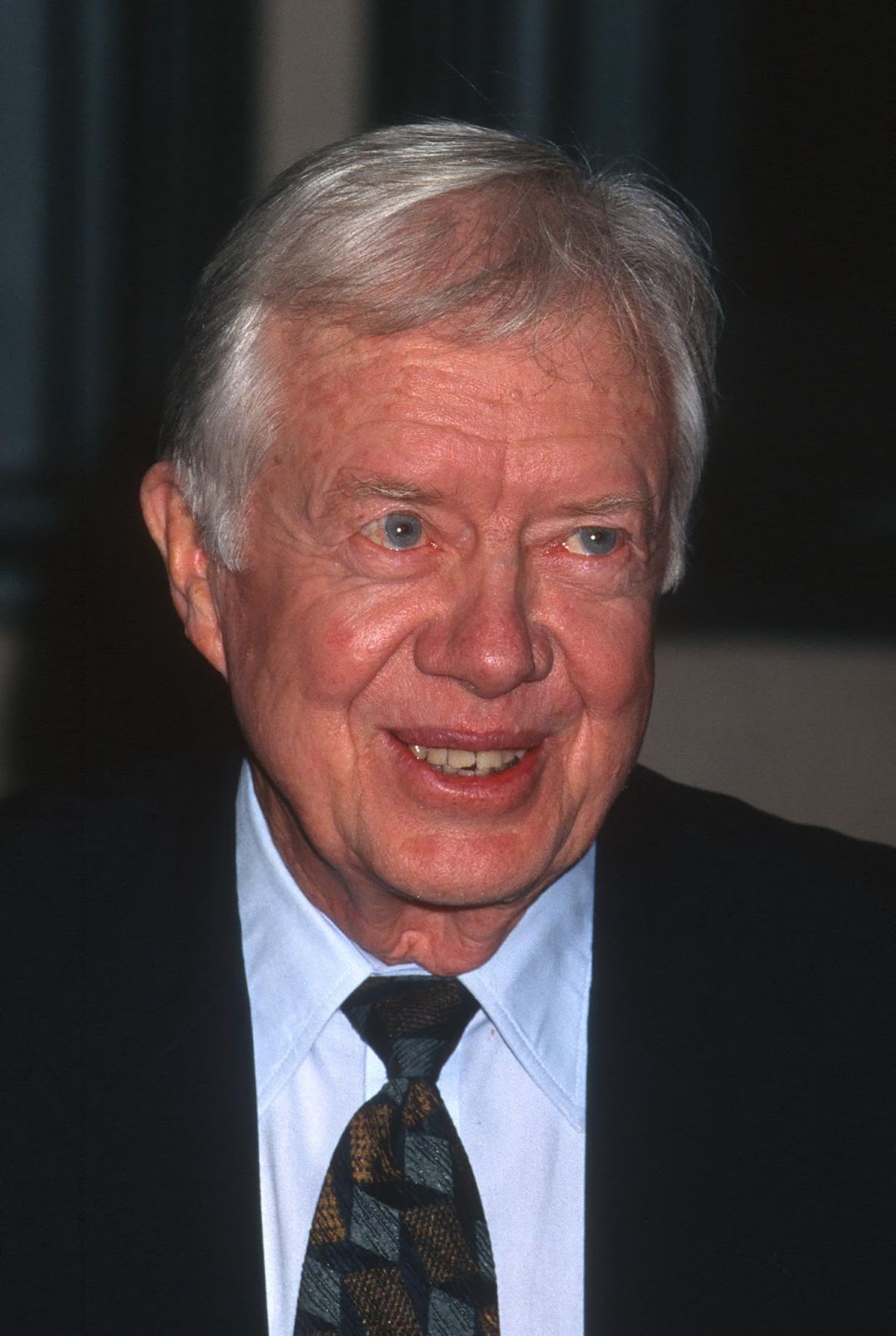 Jimmy Carter at "The Little Baby Snoogle-Fleejer" book party on December 13, 1995, in New York. | Source: Getty Images