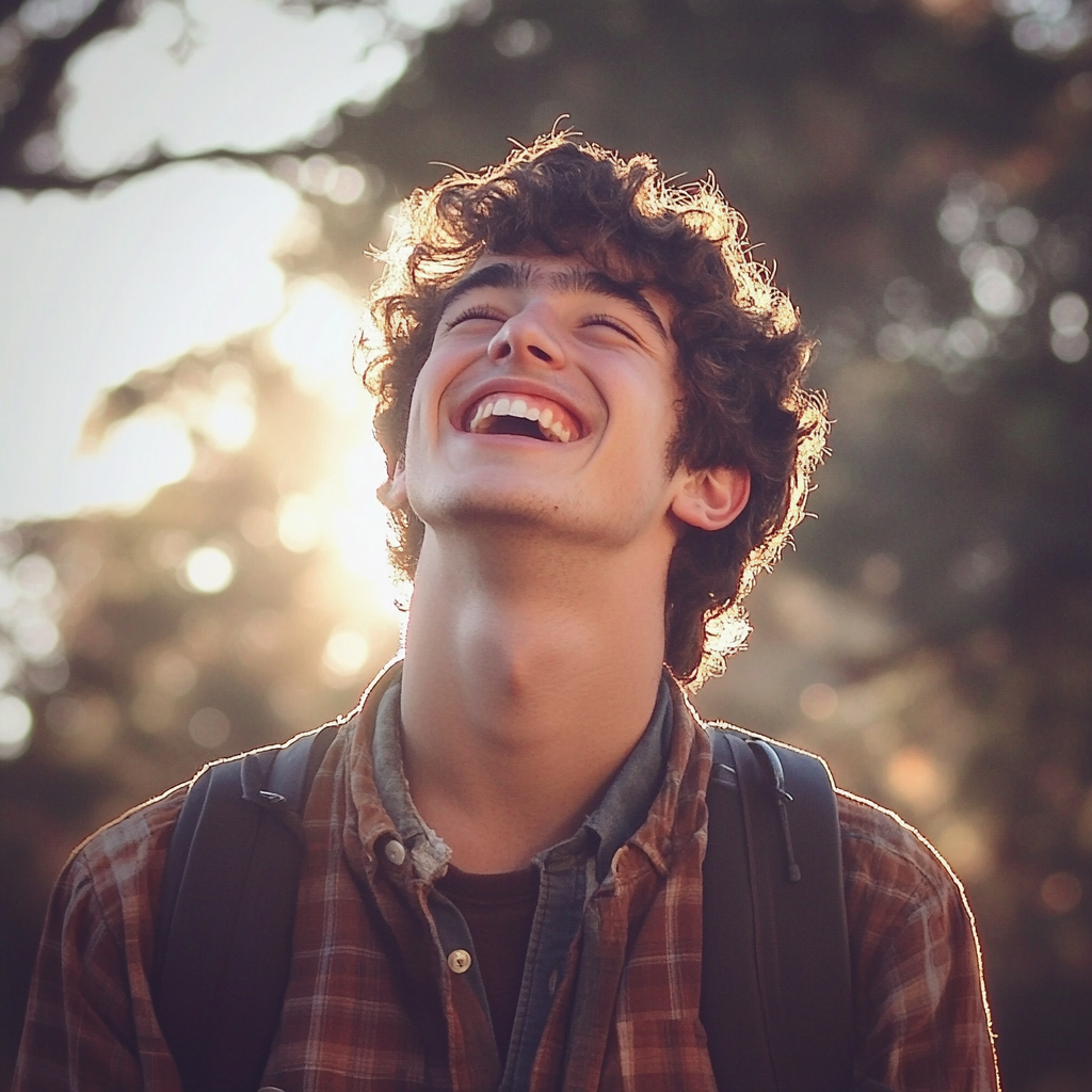 An excited young man | Source: Midjourney