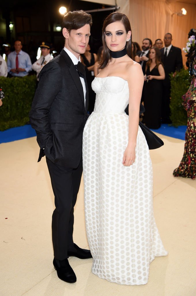  Matt Smith and Lily James attend the "Rei Kawakubo/Comme des Garcons: Art Of The In-Between" Costume Institute Gala | Getty Images