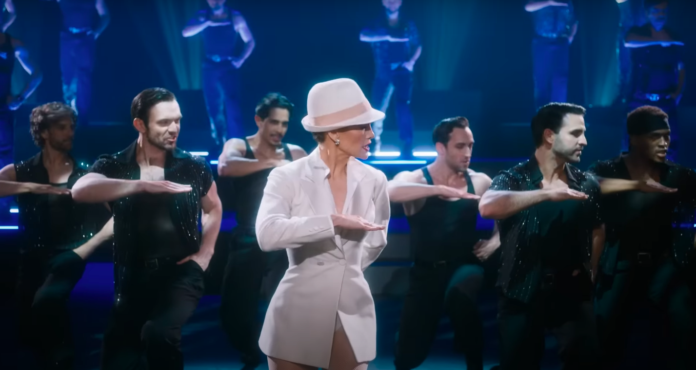 Jennifer Lopez dancing with backup dancers in the film's teaser trailer. | Source: YouTube/Jennifer Lopez