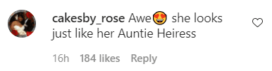 A fan's comment on Tiny Harris' tribute to her daughter Zonnique. | Photo: Instagram.com/majorgirl