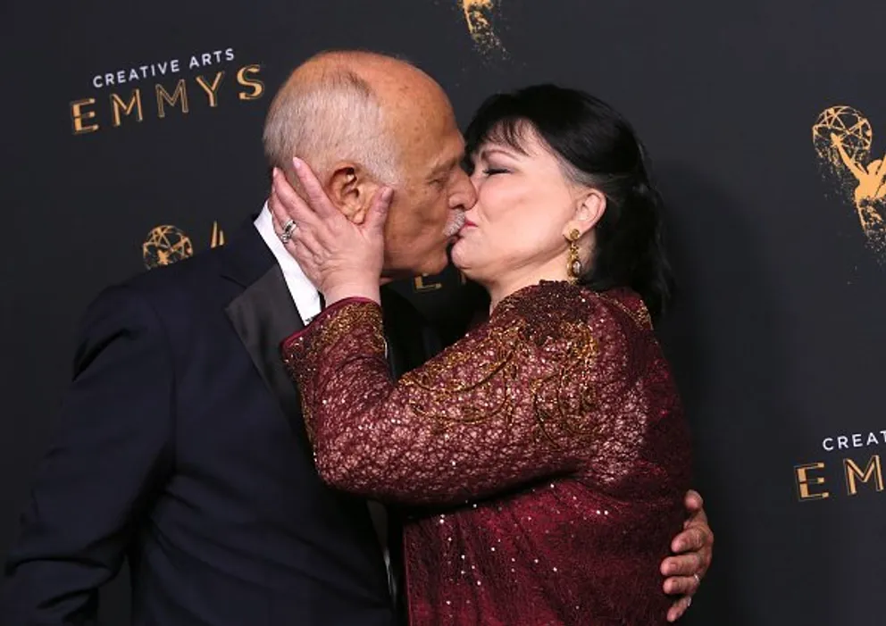 Gerald McRaney and Delta Burke at the 2017 Creative Arts Emmy Awards at Microsoft Theater on September 10, 2017 in Los Angeles, California. | Photo: Getty Images