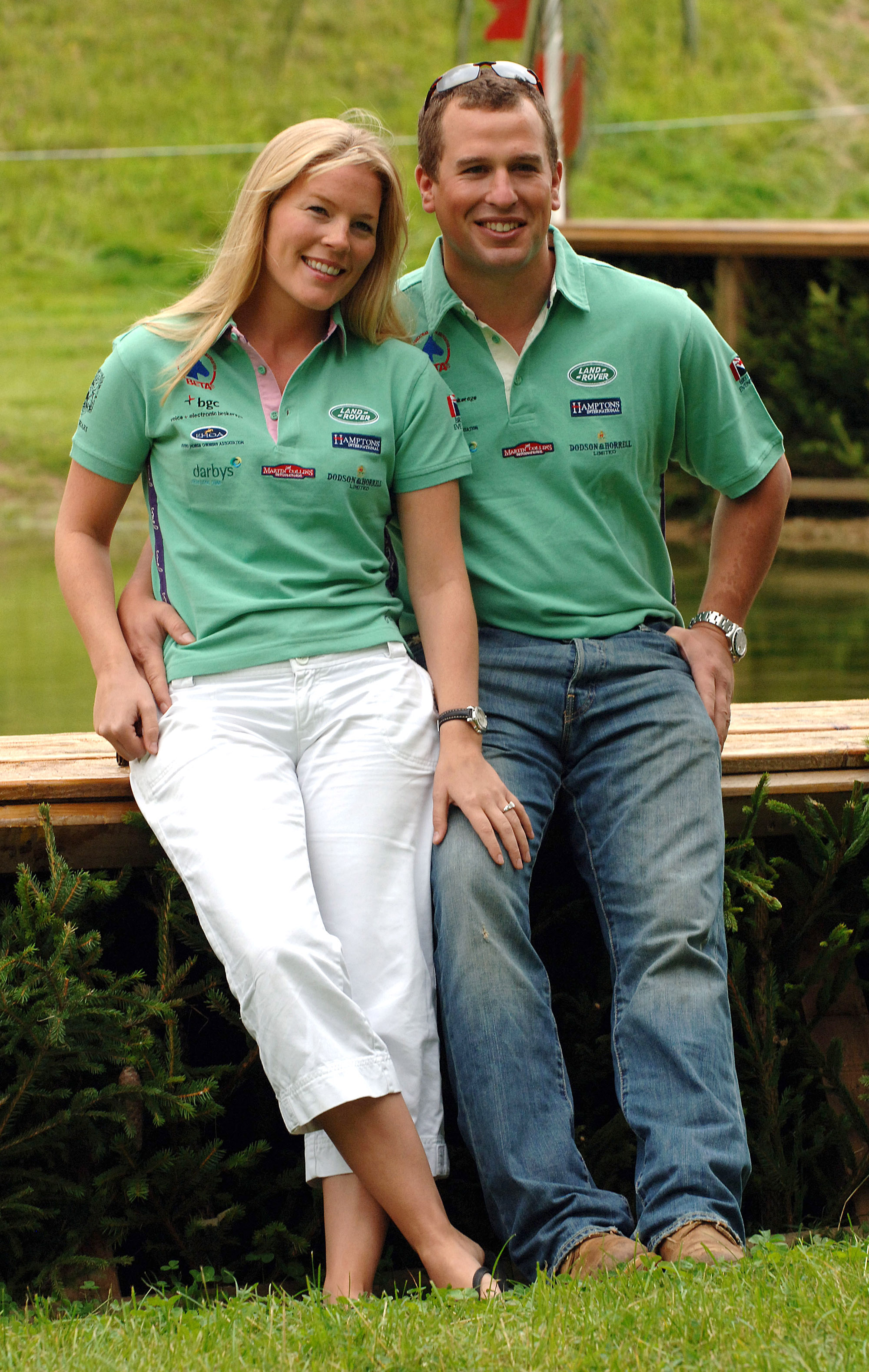 Peter Phillips and Autumn Kelly after announcing their engagement at the Festival of British Eventing at Gatcombe Park on August 4, 2007 in Minchinhampton, England | Source: Getty Images