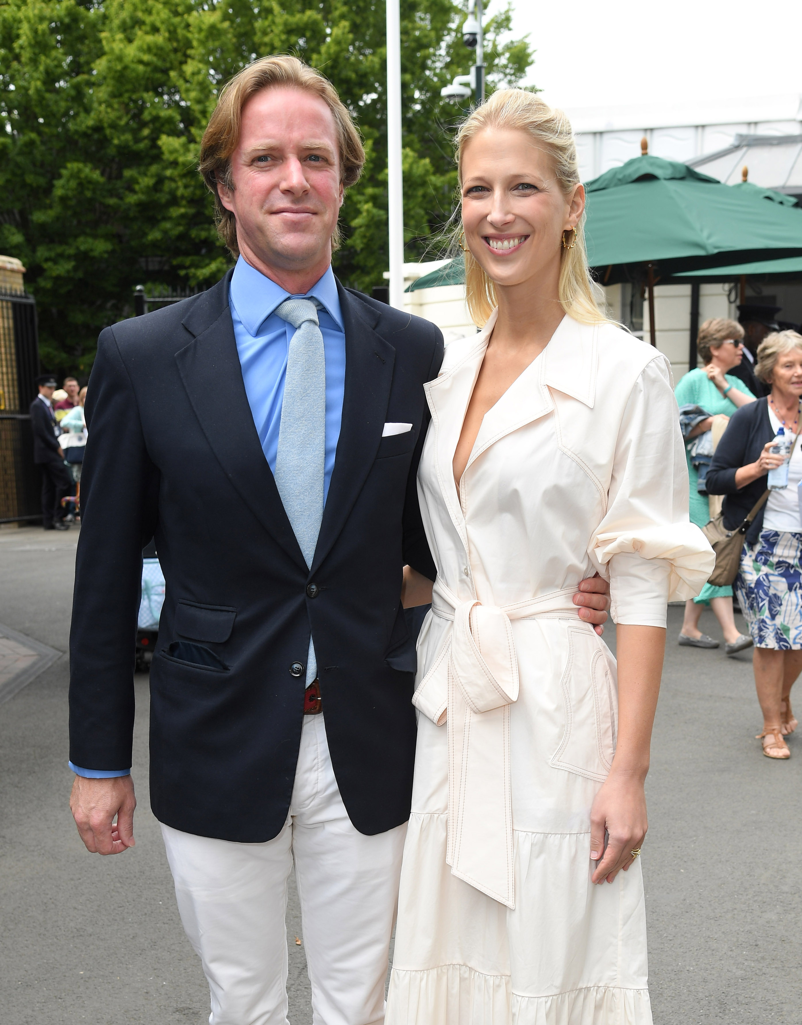Thomas Kingston and Lady Gabriella at the Wimbledon Tennis Championships in London, England on July 9, 2019 | Source: Getty Images