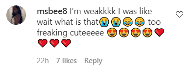 A comment on RHOA star Porsha Williams' post. | Photo: Instagram/porsha4real