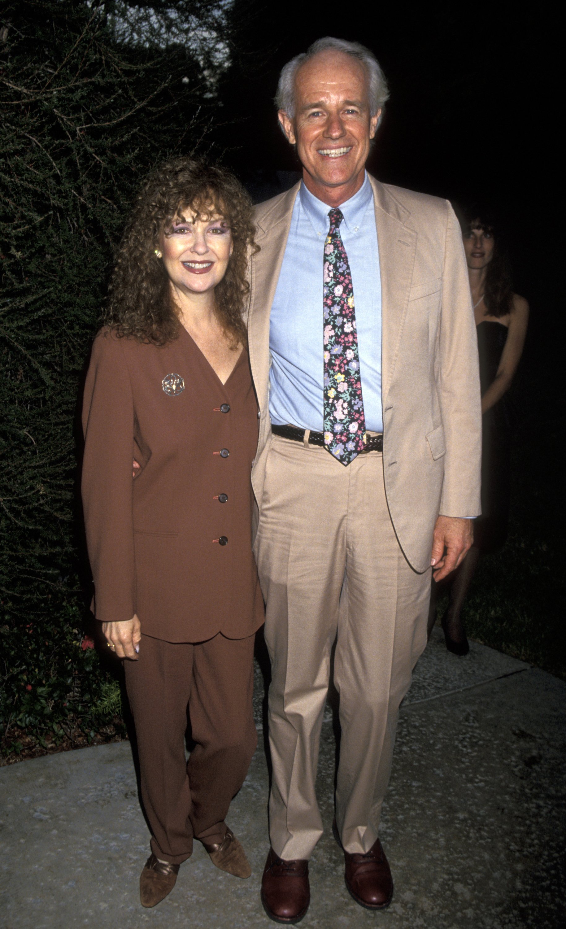 Shelley Fabares and Mike Farrell attend the Fourth Annual ATAS Pre-Emmy cocktail reception at the Westwood Marquis Hotel on September 8, 1994 in Westwood, California. | Source: Getty Images