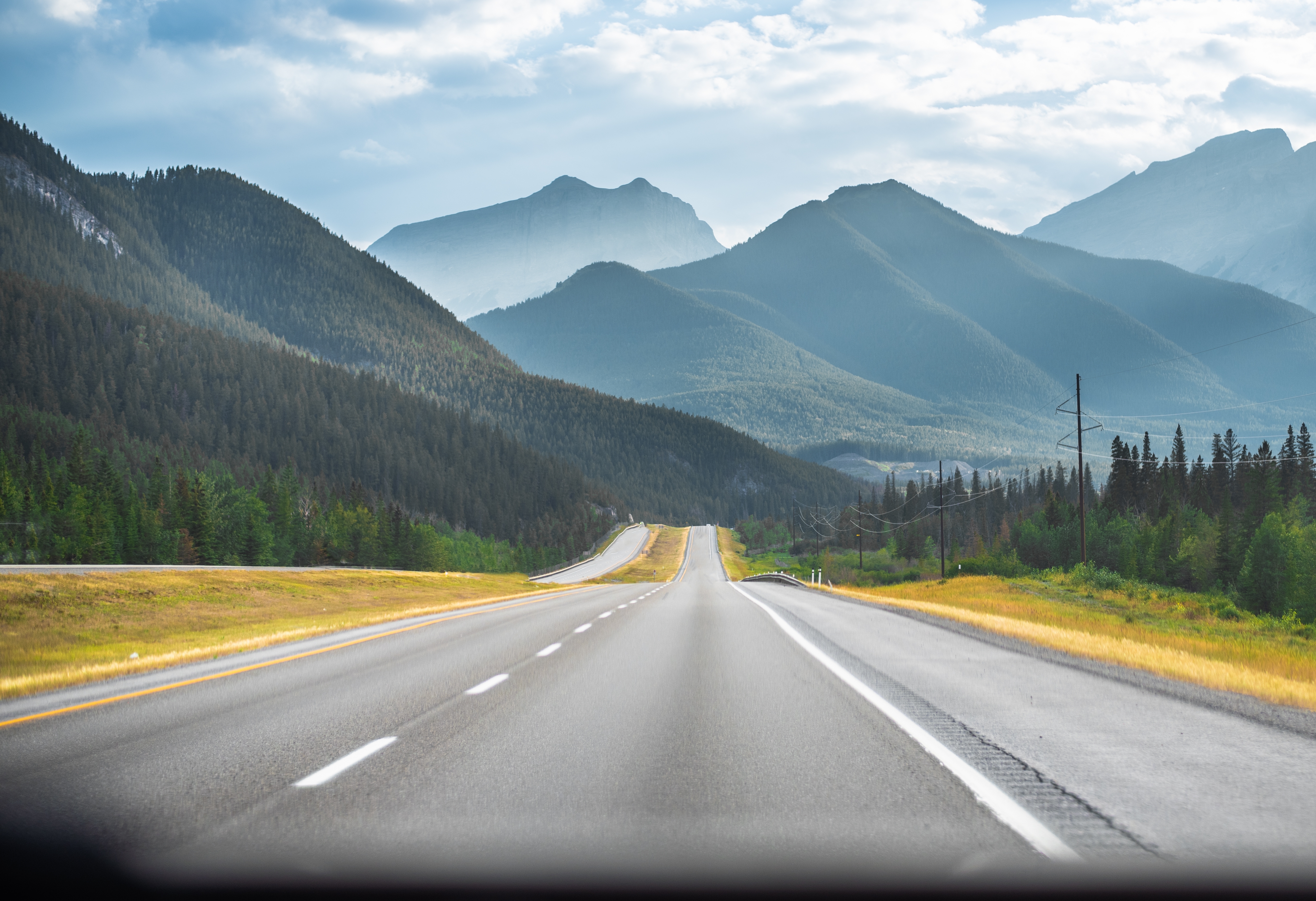 Driving down an empty road | Source: Shutterstock