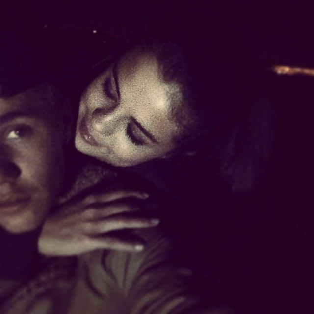 Justin Bieber pictured with Selena Gomez, dated January 2014 | Source: Instagram/lilbieber