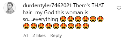 Screenshot of a fan's comment about Shania Twain in June 2023. | Source: instagram.com/shaniatwain