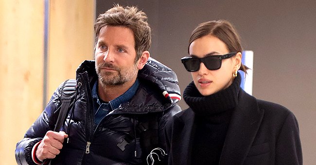 Bradley Cooper and Irina Shayk arrive at JFK airport on February 7, 2019, in New York City | Photo: ECP/GC Images/Getty Images
