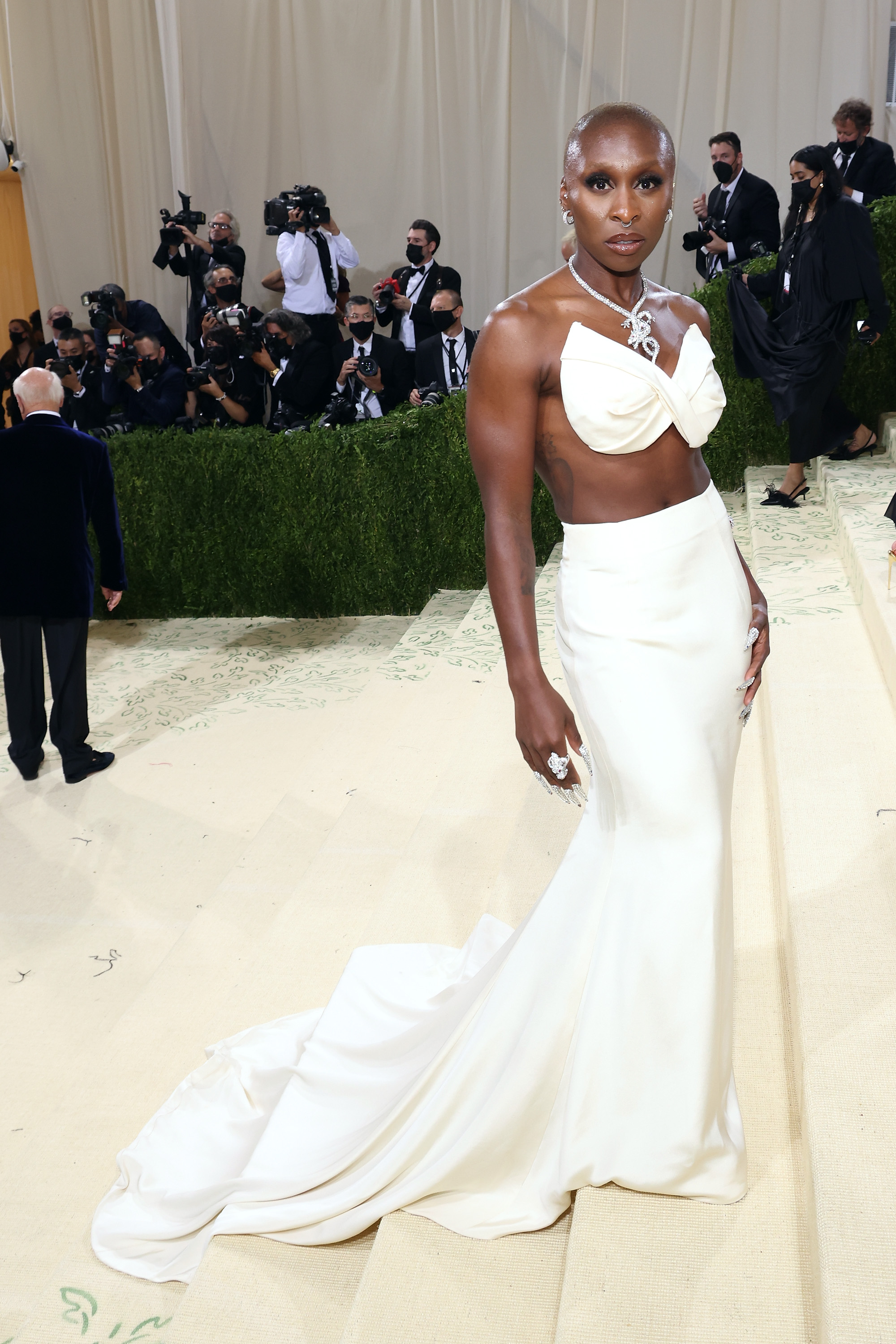 Cynthia Erivo attends the Met Gala benefit "In America: A Lexicon of Fashion" at Metropolitan Museum of Art on September 13, 2021, in New York City | Source: Getty Images